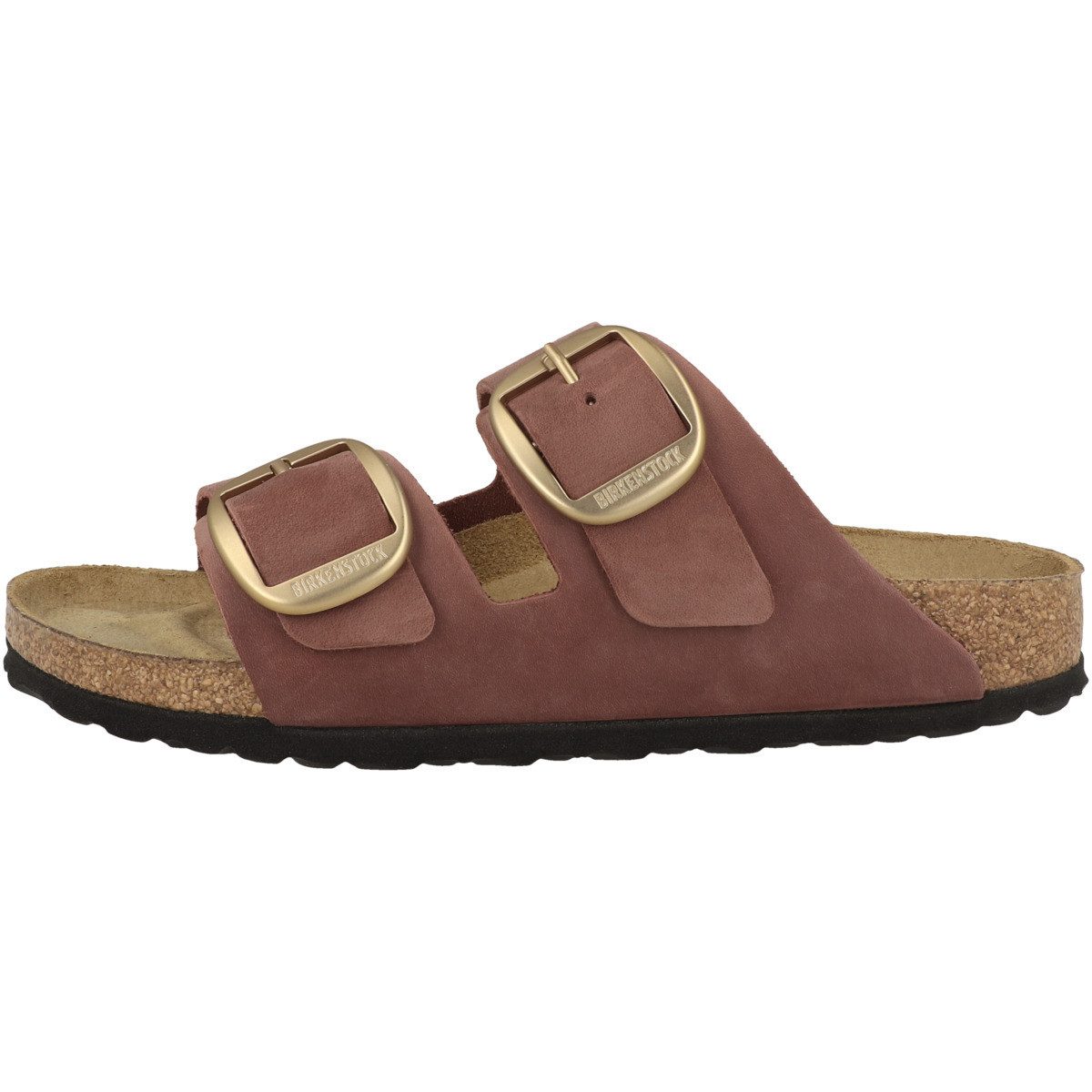 Birkenstock Arizona Big Buckle Nubukleder schmal Damen Sandale Hausschuhe, Sandaletten, Mules, Pantoffeln, Slipper