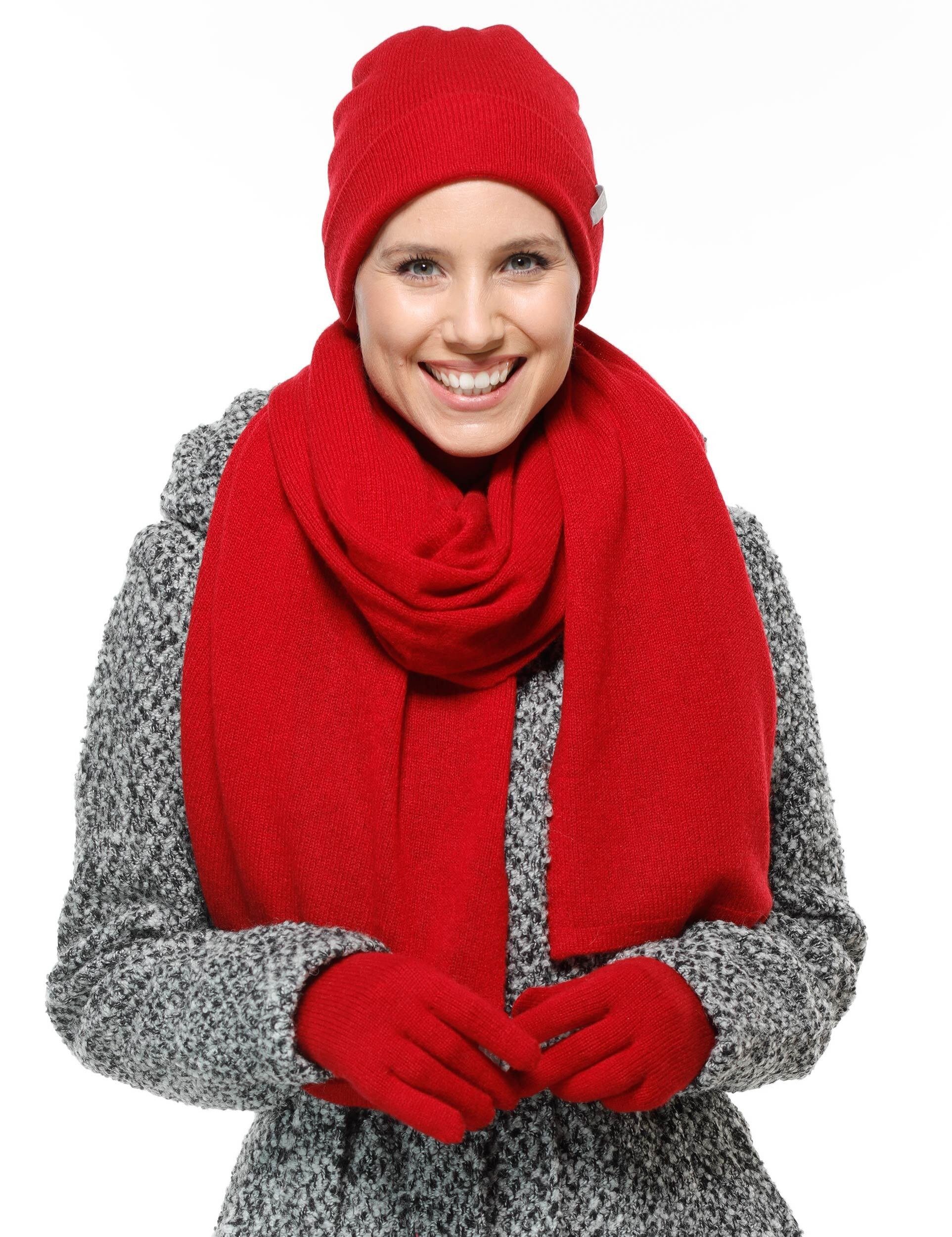 Fraas Strickhandschuhe Kaschmirhandschuhe (ohne Fransen) ohne Fransen