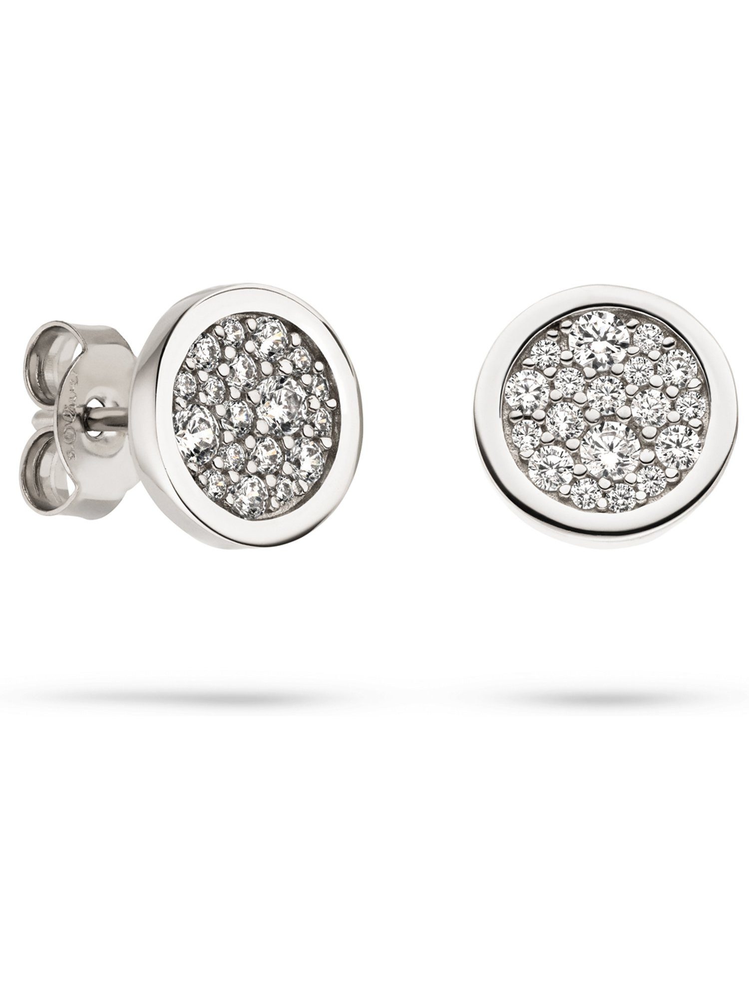 s.Oliver Paar Ohrstecker S.Oliver Damen-Ohrstecker 925er Silber 15 Zirkonia
