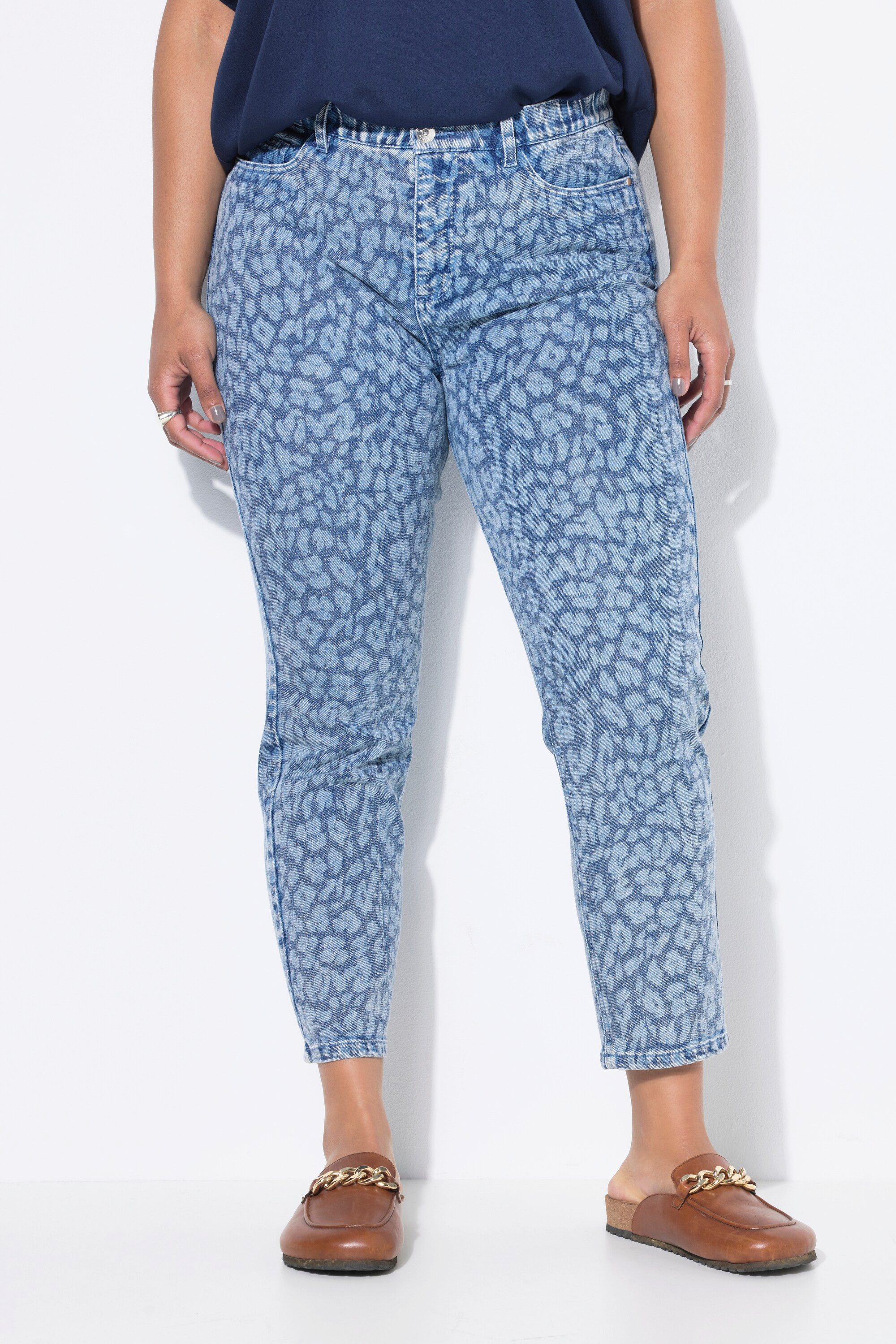 Studio Untold Regular-fit-Jeans Mom-Jeans Leo 5-Pocket günstig online kaufen