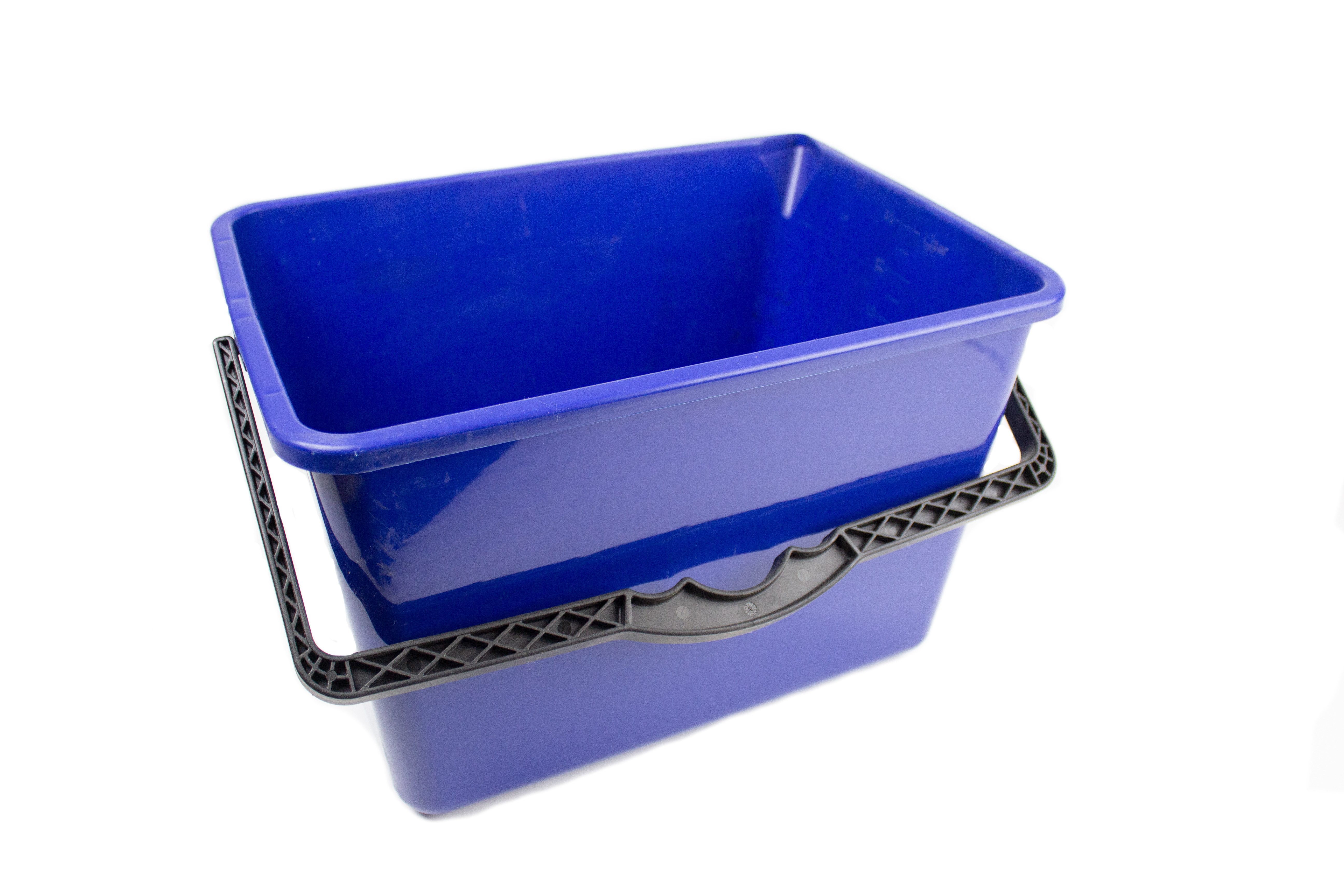 Nölle Baueimer Farbeimer 14 Liter, (Reinigungsset, Pinsel, Farbwalze, Abstreifgitter), Farbeimer Farbkübel Malereimer Anstricheimer Lackeimer Malereibehälter