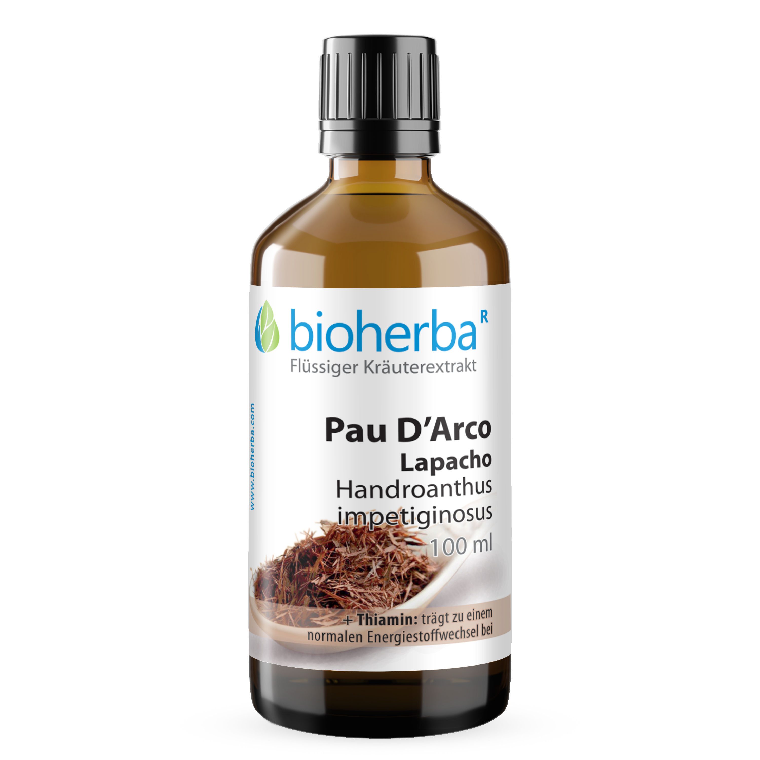 BIOHERBA R Bioherba Pau D'Arco Lapacho Tropfen Tinktur 100 ml Nahrungsergänzungsmittel, 1 er
