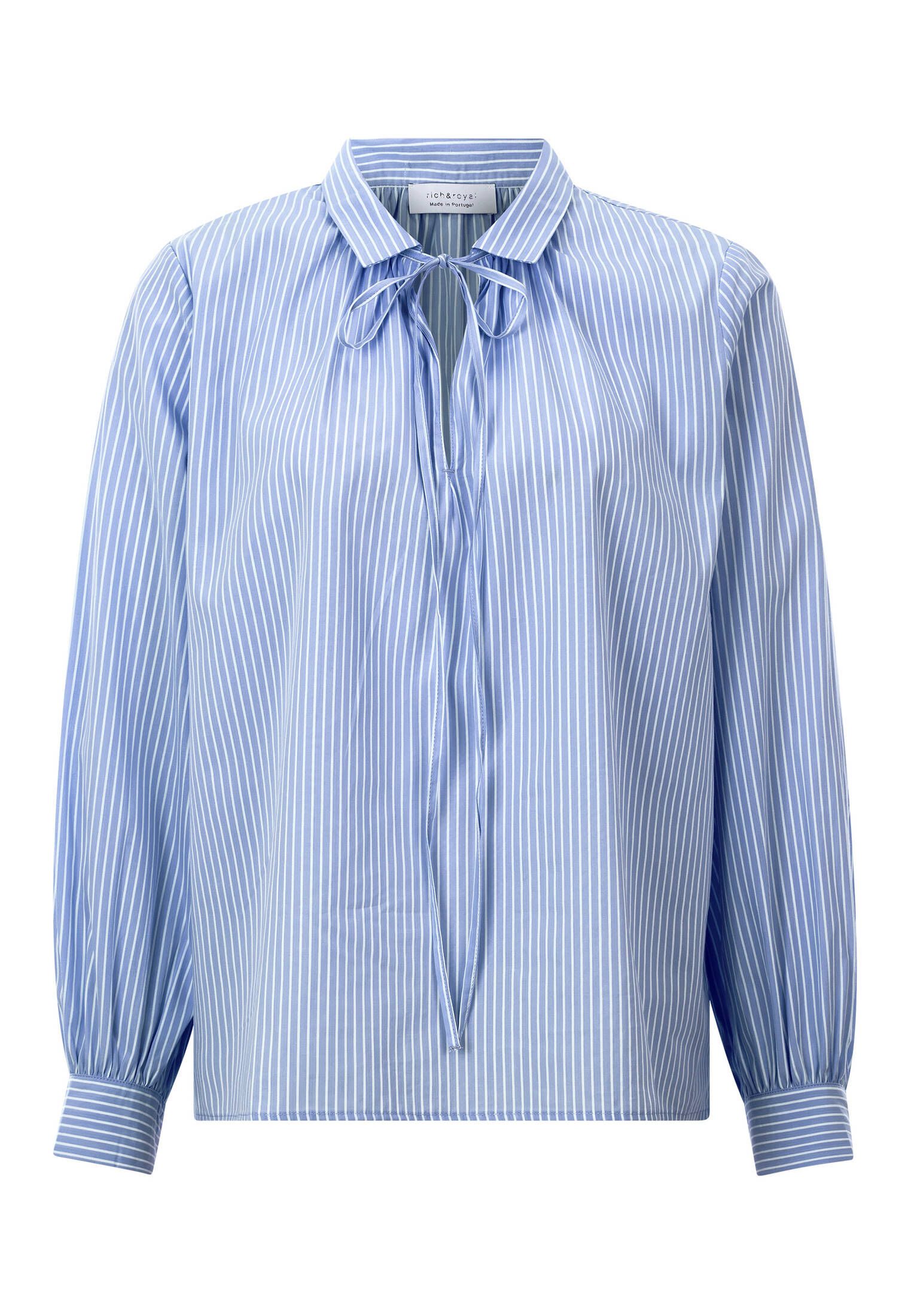 Klassische Bluse Damen Bluse mit Bindekragen