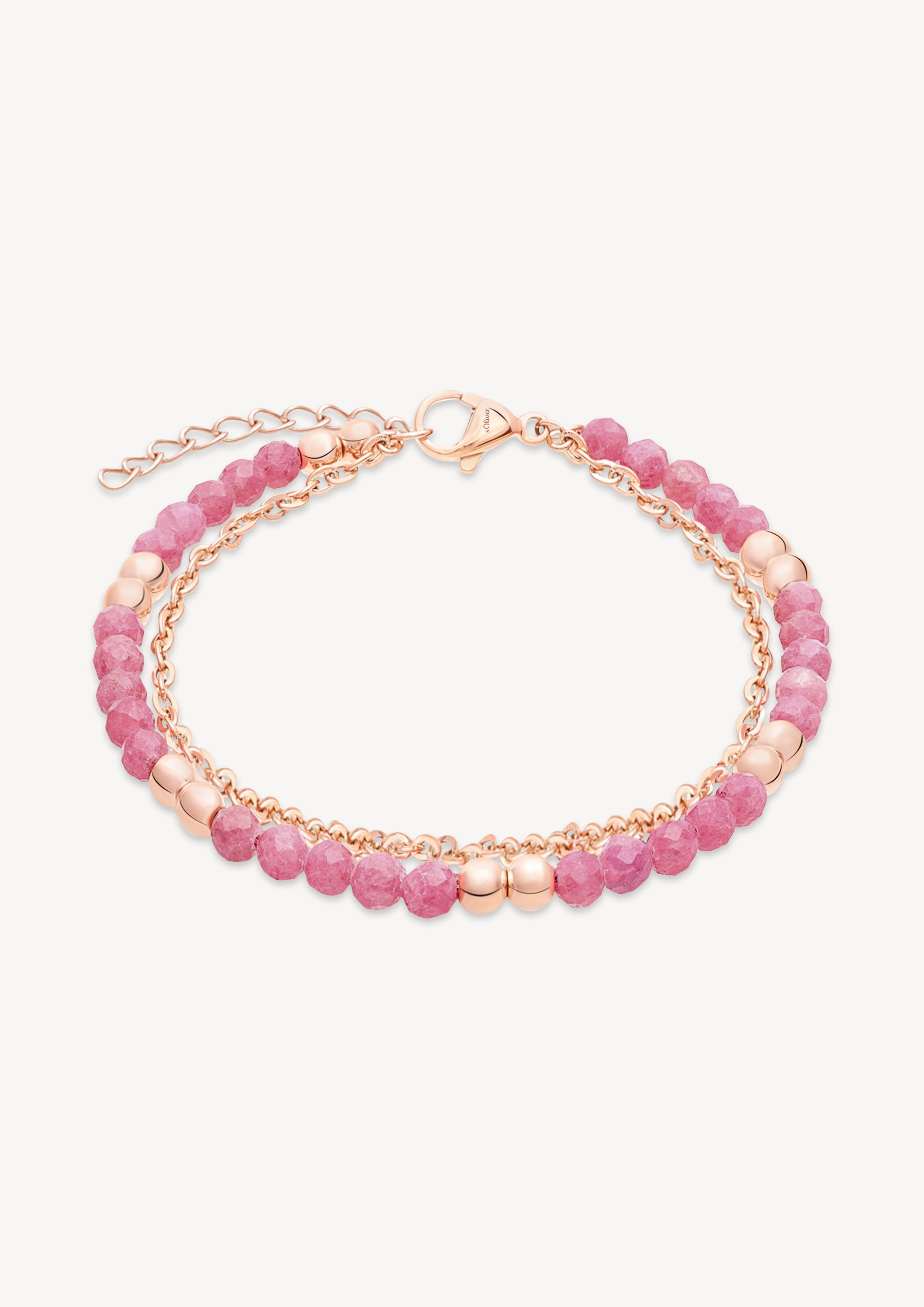s.Oliver Armband Colorful Beads, mit Glasperle