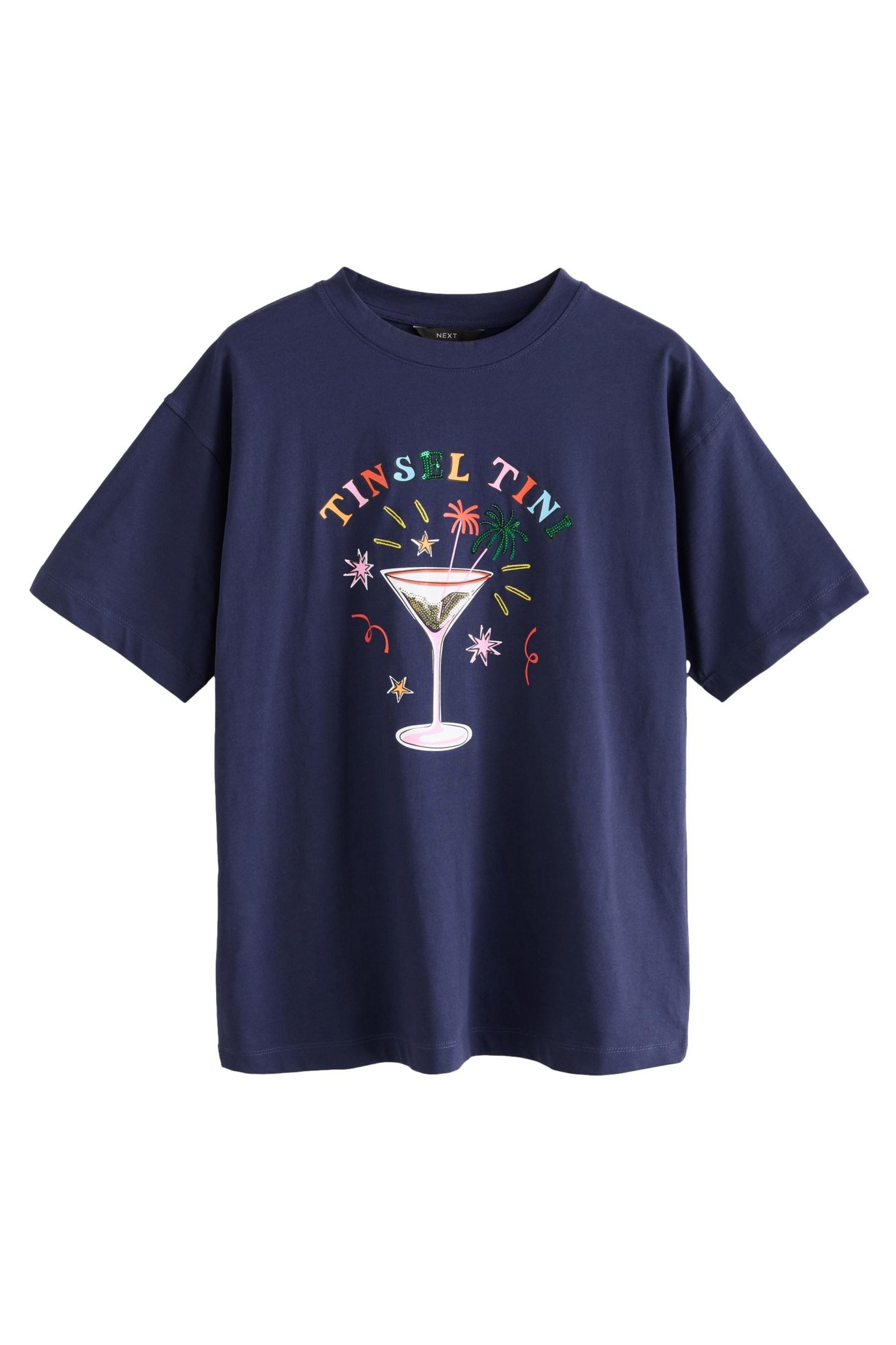 Next T-Shirt Weihnachtliches T-Shirt (1-tlg) günstig online kaufen