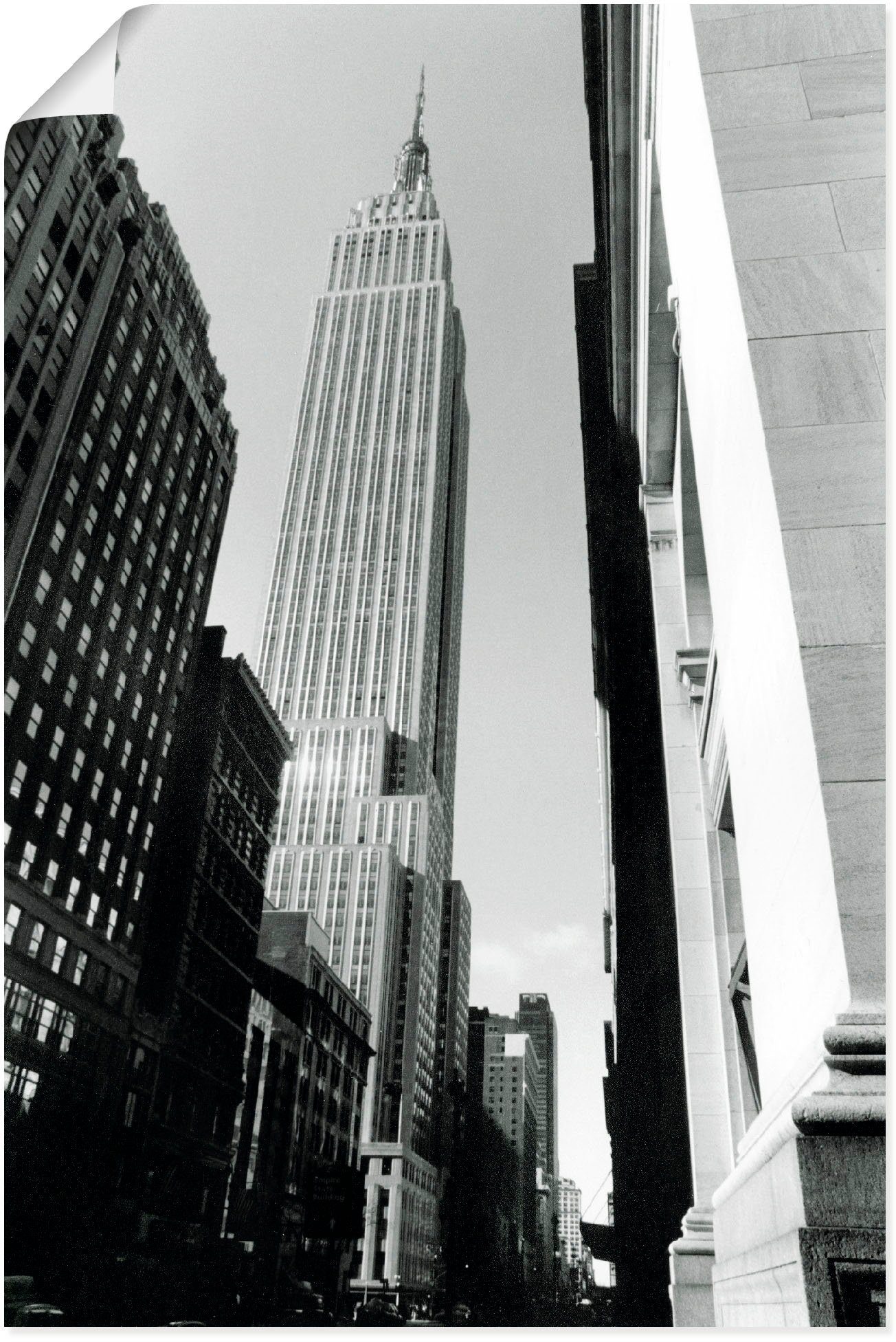 Artland Wandbild Empire State Building II, Gebäude (1 St), als Alubild, Leinwandbild, Wandaufkleber oder Poster in versch. Größen