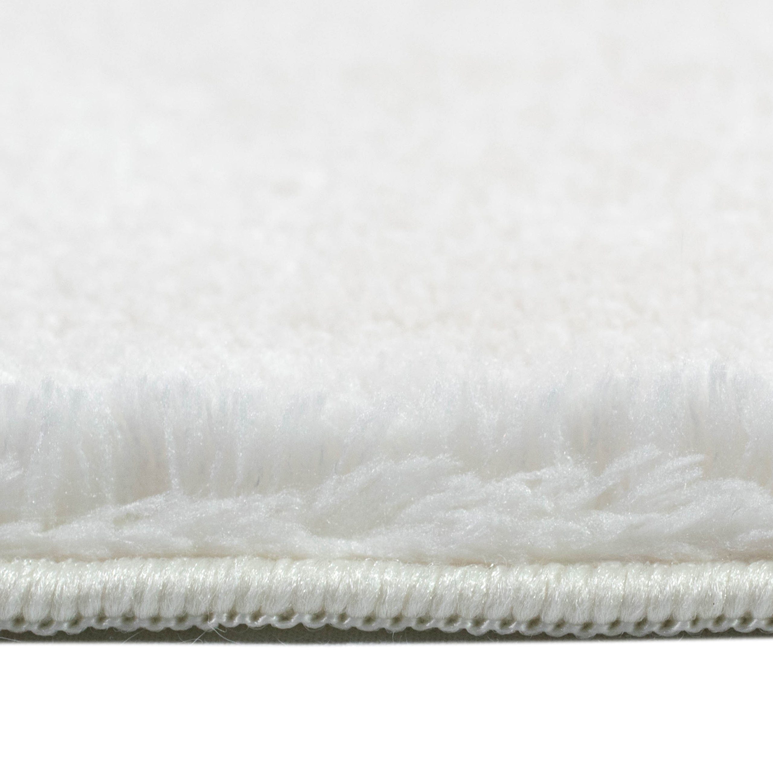 TeppichHome24 Teppich Designer Badezimmer Teppich Tropfenform in creme, rechteckig, Höhe: 18 mm