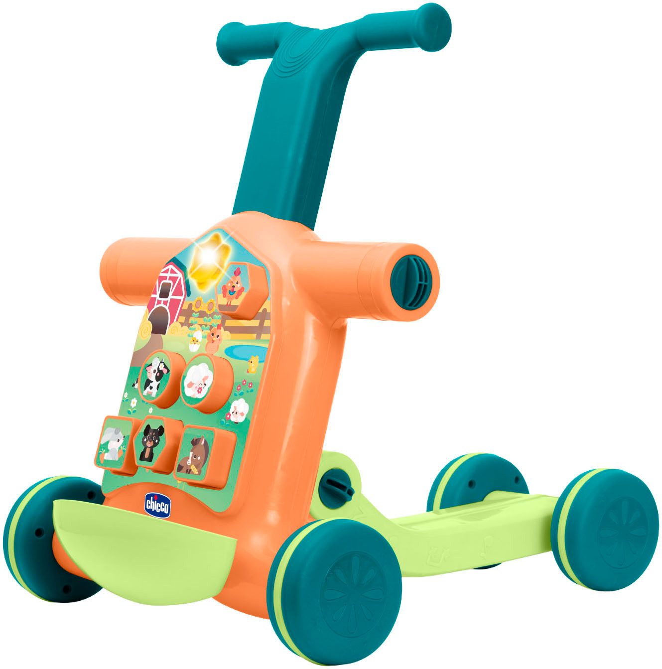 Chicco Lauflernhilfe 4in1 Spiel- und Lauflernhilfe, mit Sound