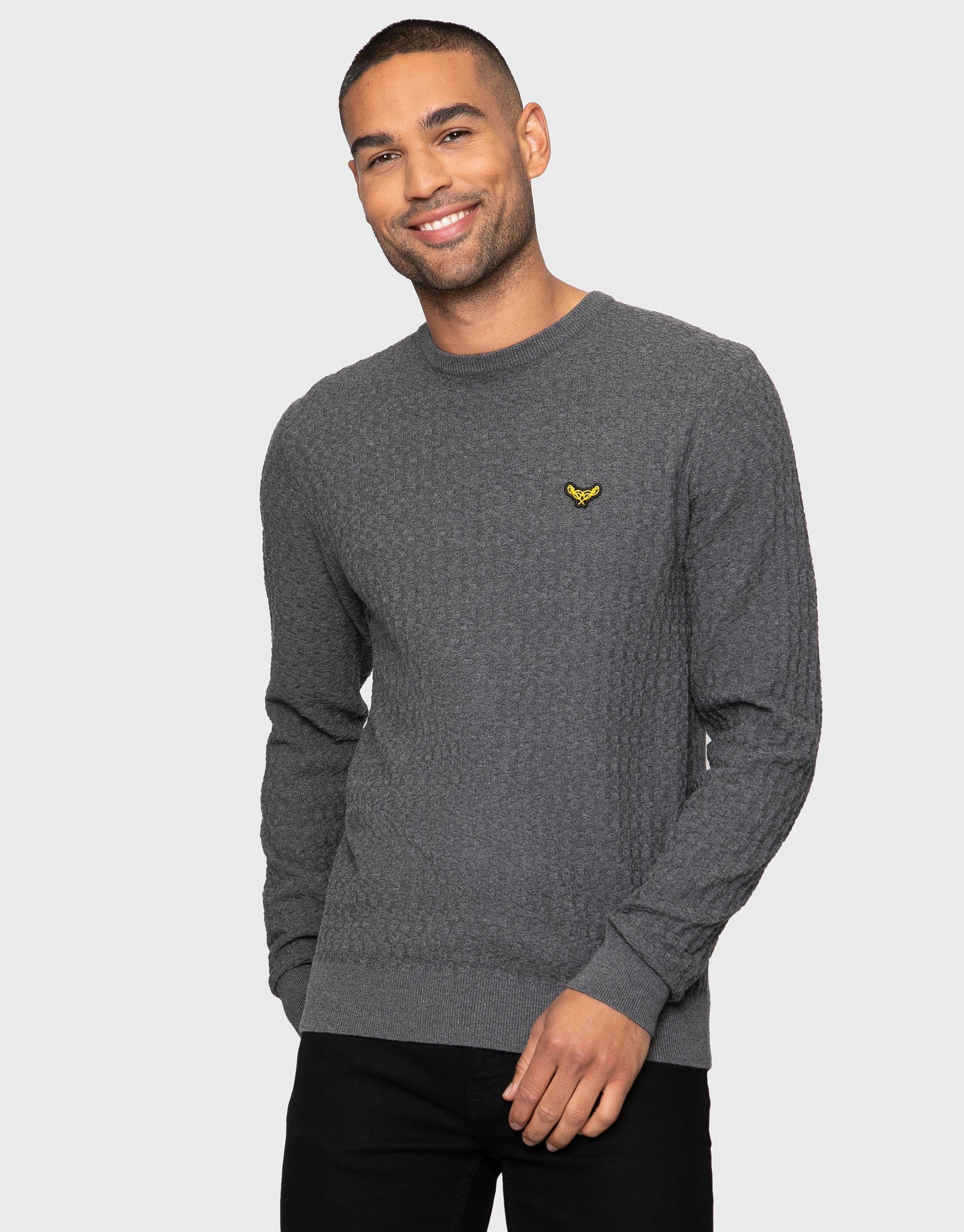 Threadbare Sweatshirt Cedar Mid Grey Marl