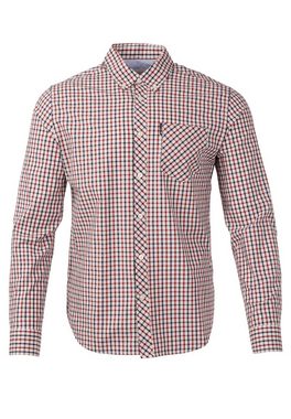 Ben Sherman Langarmhemd Signature 3 Finger Button Down Kragen