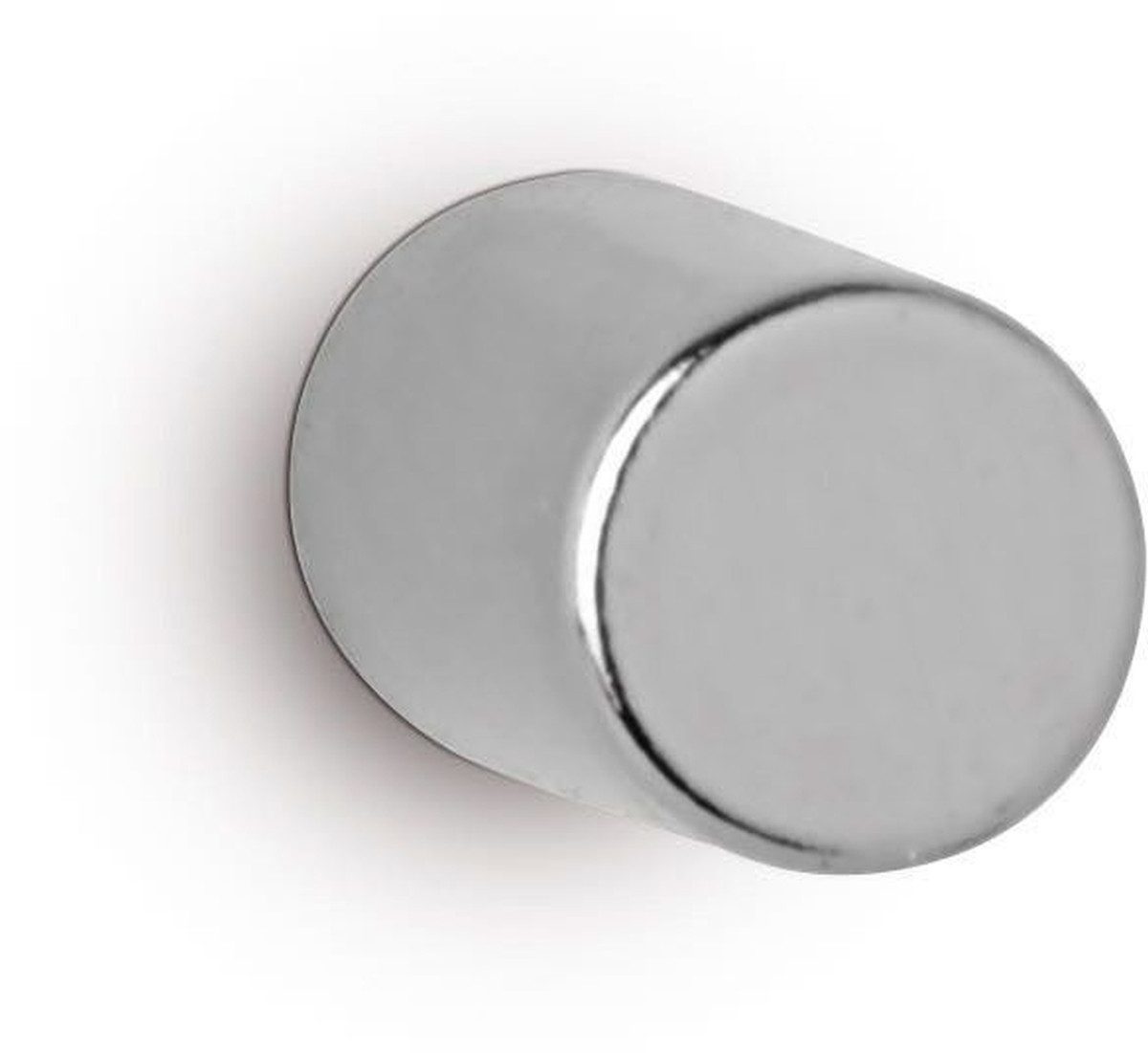 MAUL Magnet Neodym-Scheibenmagnet 5x5mm 1100g hellsilber VE=10 Stück