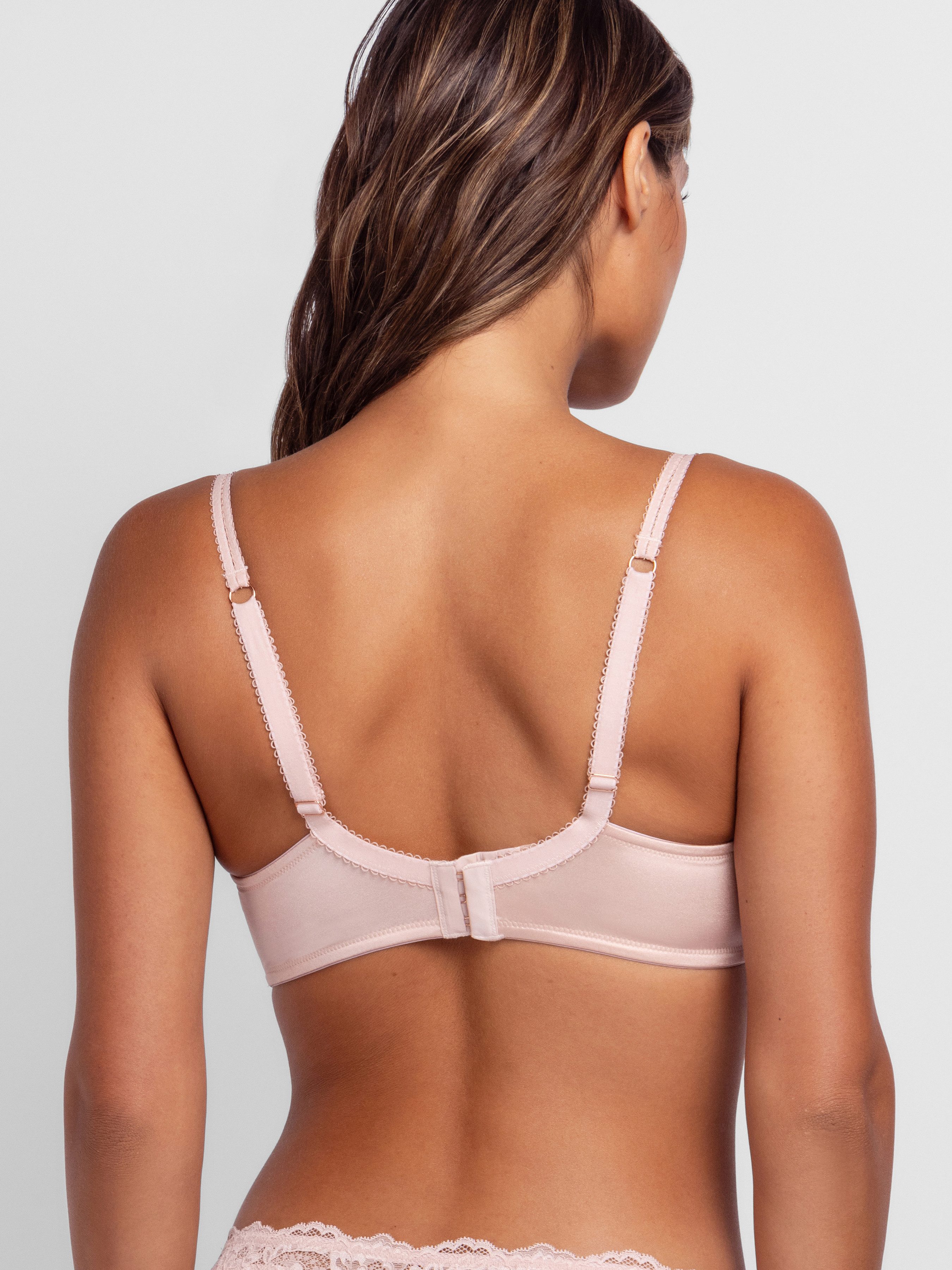 Dorina Push-up-BH Origins Shiny Micro vorgeformte Cups, Spitze, Doppelträger vorn, glänzend – Bild 5 von 5