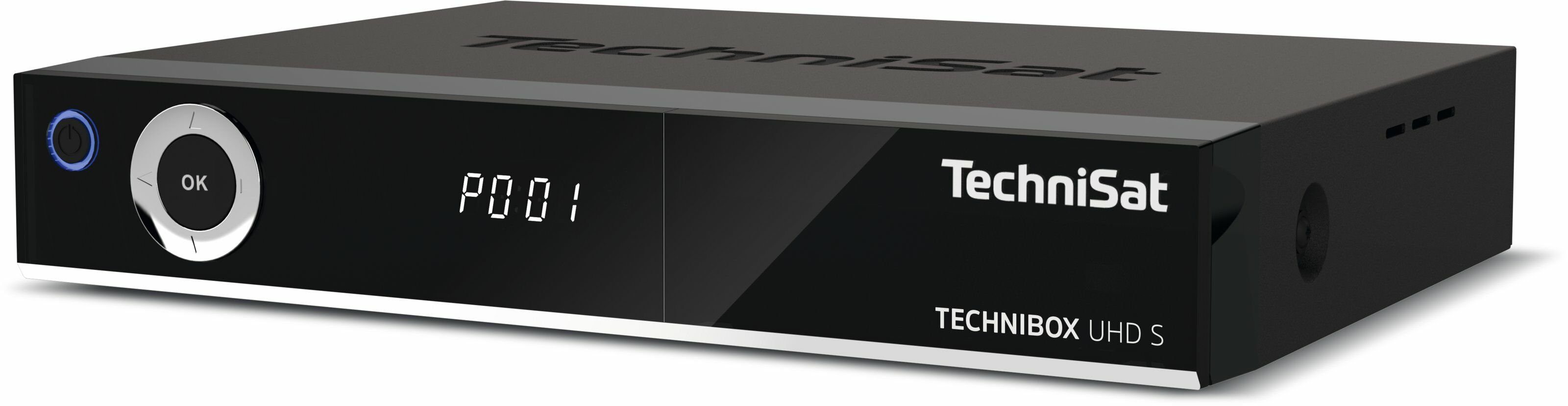 TechniSat TECHNIBOX UHD USB App-Steuerung, SAT-Receiver 3.0, S TwinTuner) WLAN, (DVB-S/DVB-S2, CI