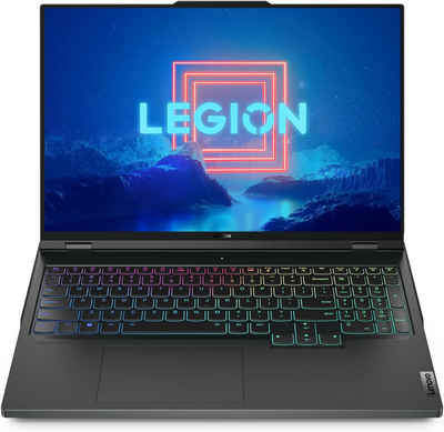 Lenovo Legion Pro 7 WQXGA Display, 240Hz, Win11 Home, QWERTZ, grau Gaming-Notebook (40,64 cm/16 Zoll, AMD Ryzen 9 7945HX, RTX 4080, 2000 GB SSD, Ultimatives Gaming-Erlebnis: Leistungsstark & Mobil)