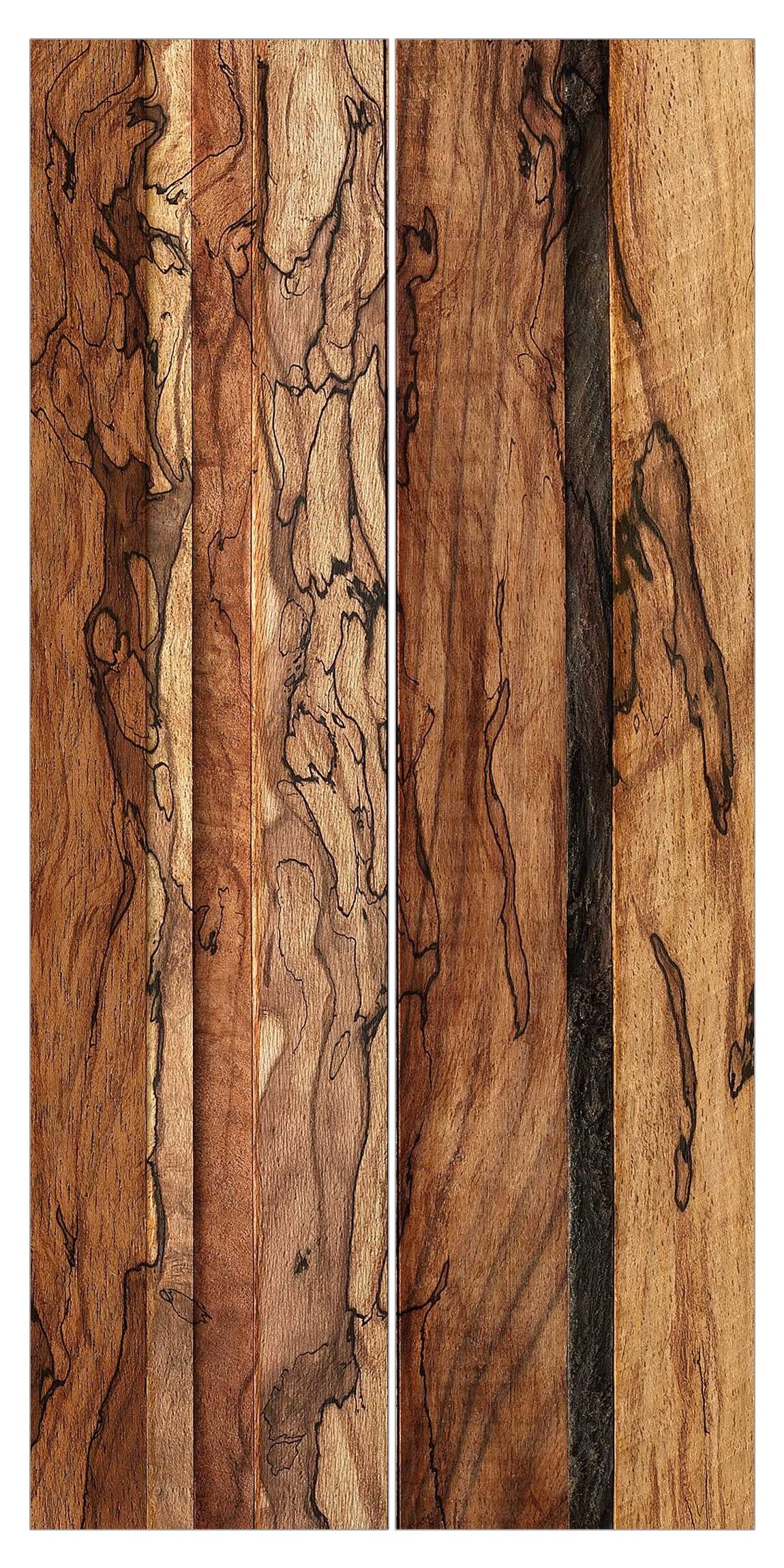 Bilderdepot24 Schiebegardine modern Flächenvorhang blickdicht Holzwand günstig online kaufen