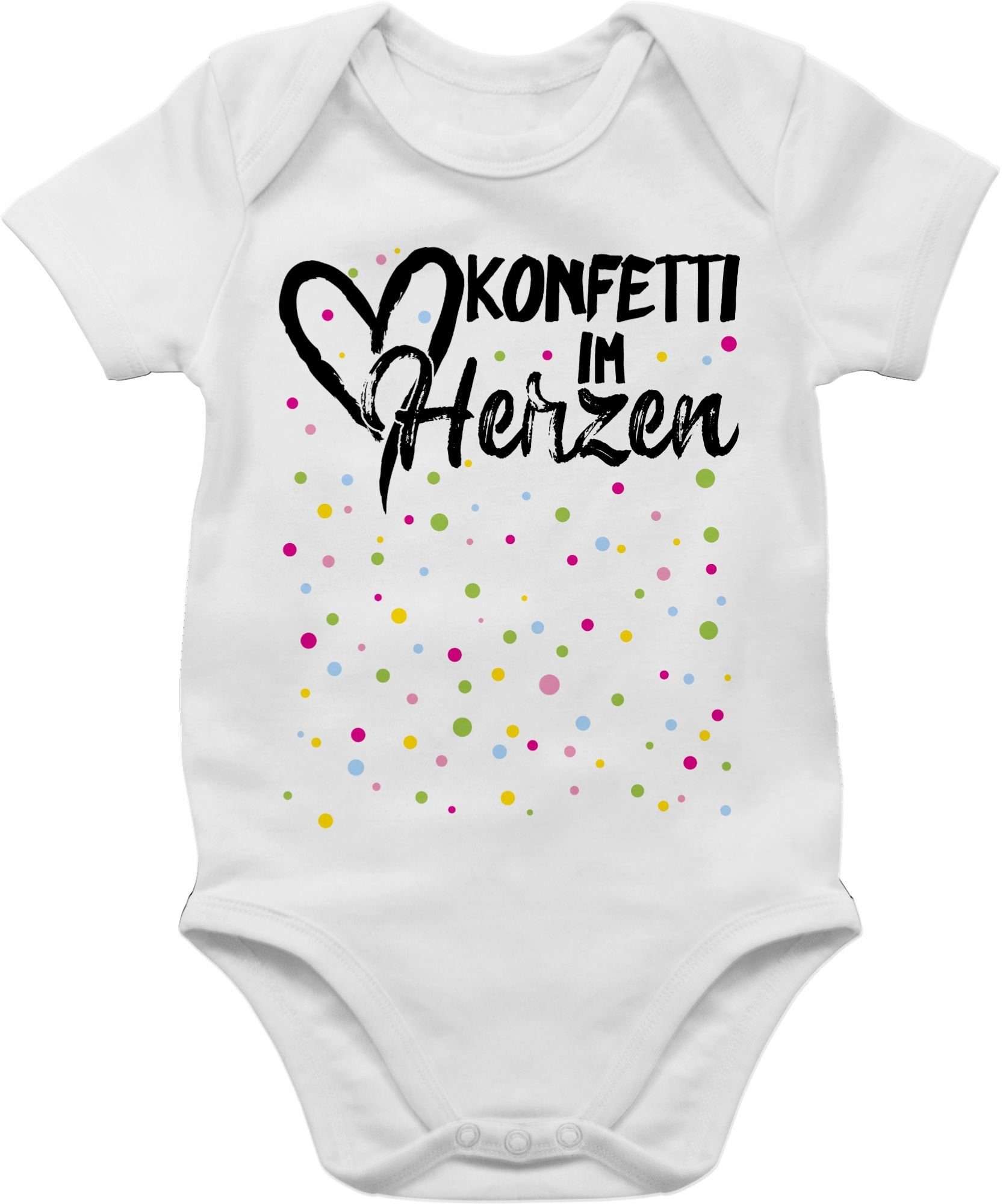 Shirtbody Konfetti im Herzen - Köln Karneval Confetti Konfetti für Alle