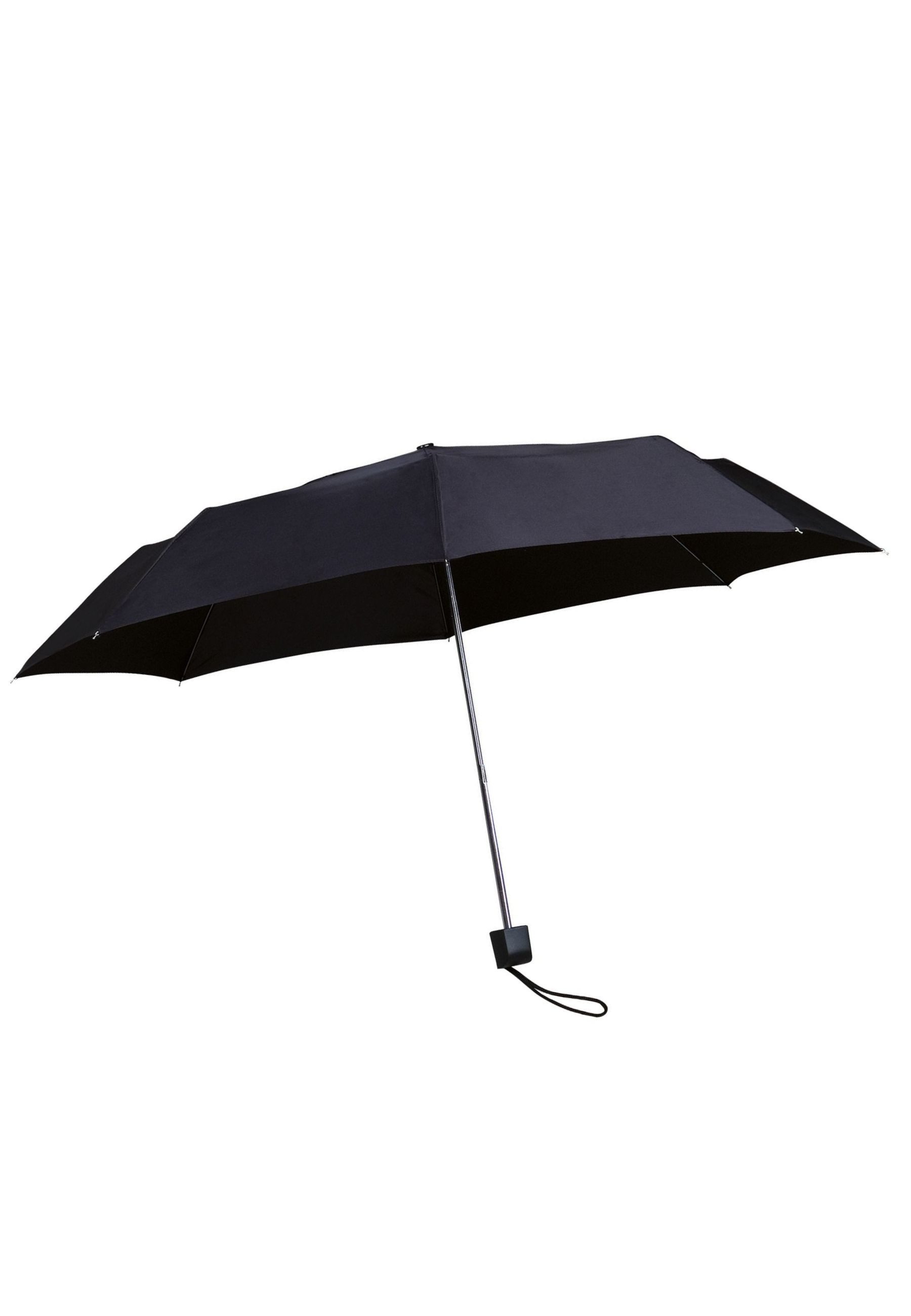 Diademita Taschenregenschirm Regenschirm - Faltbar - Manuelle Öffnung - 90 cm - Schwarz