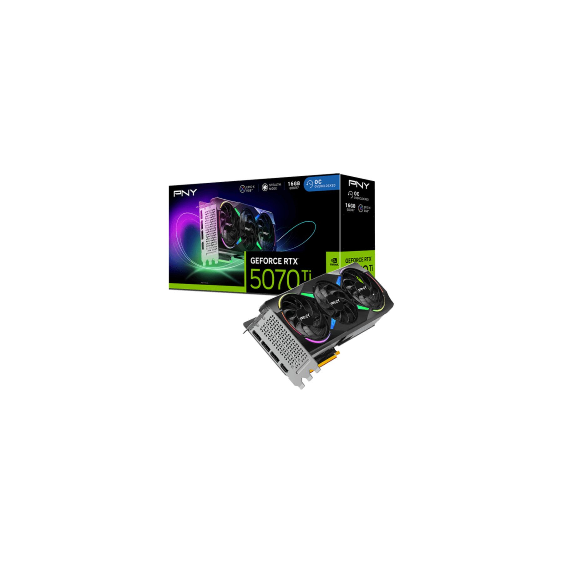 PNY GeForce RTX 5070 Ti EPIC-X RGB OC Grafikkarte