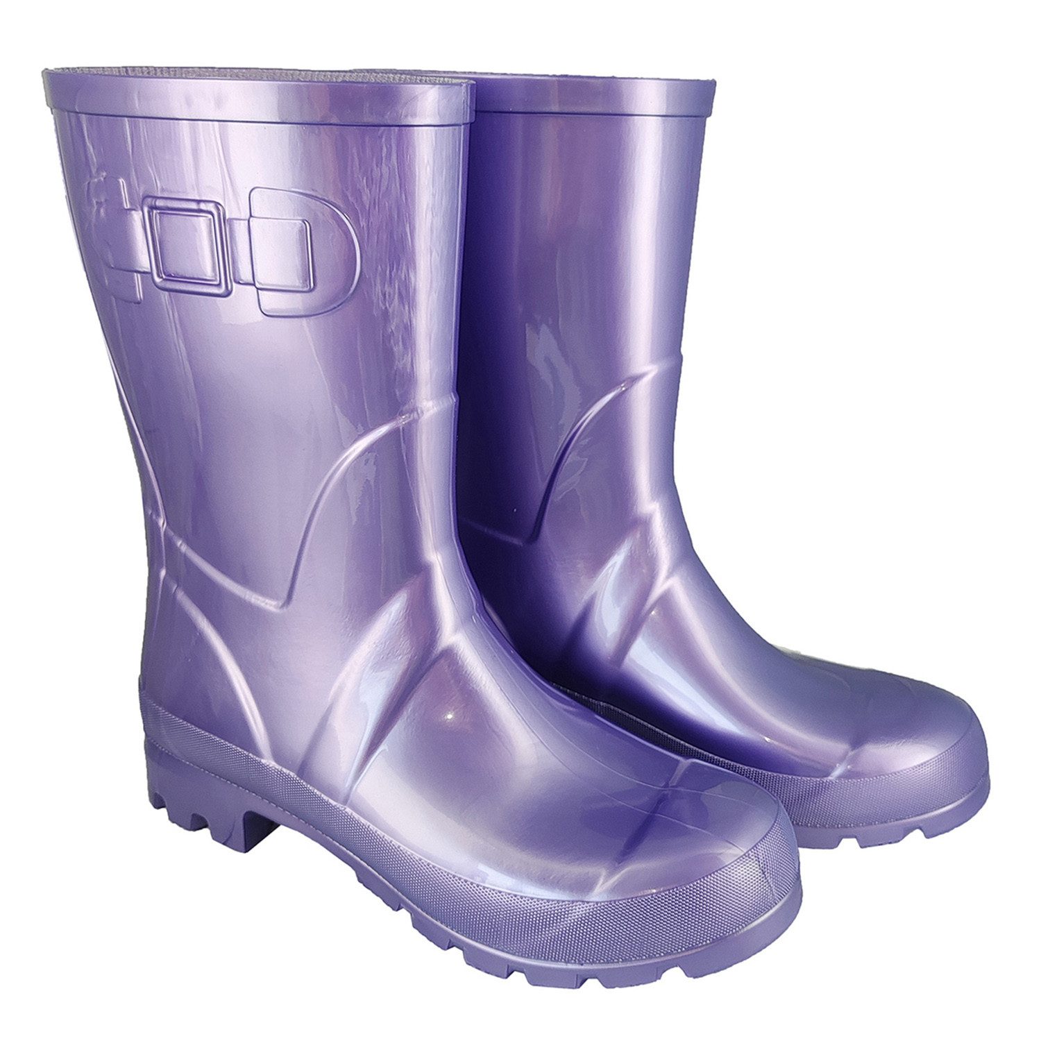 Beck Damen Regenstiefel Glossy Gummistiefel ein Hingucker für jedes Alter