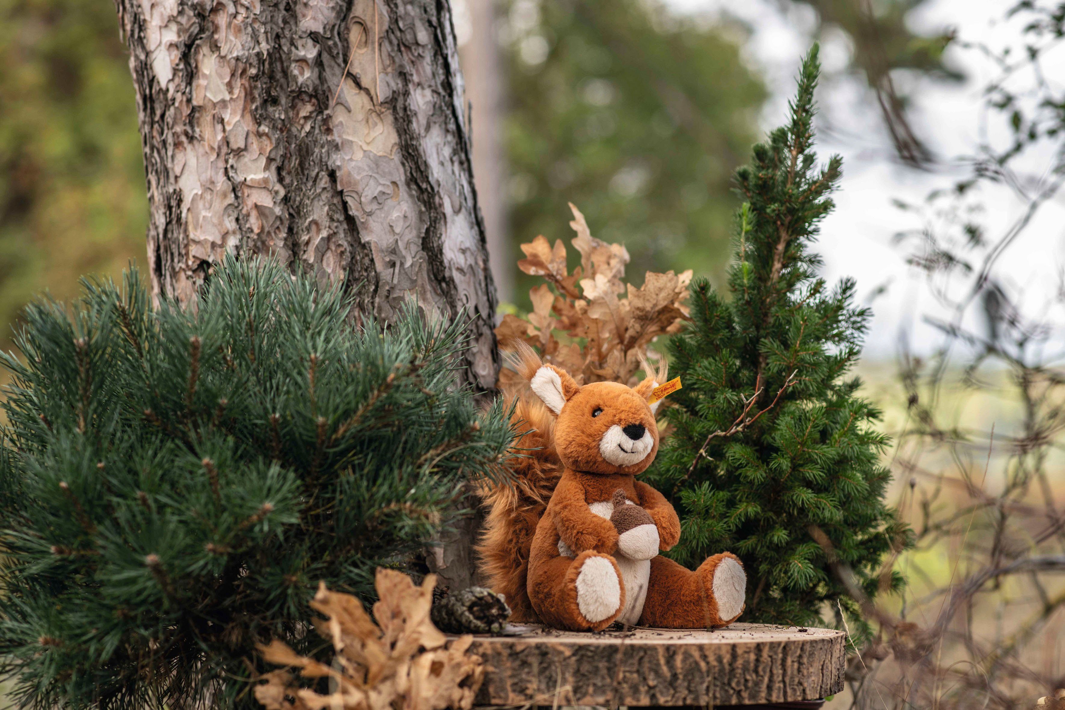 Steiff Kuscheltier Soft Cuddly Friends Phil Eichhörnchen