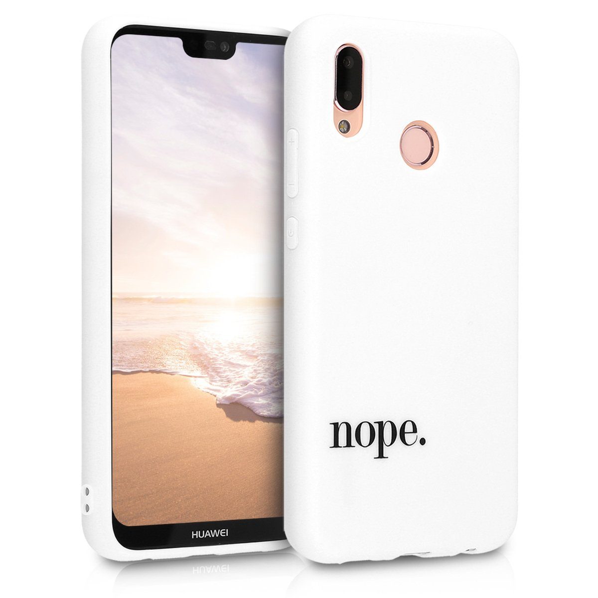 kwmobile Handyhülle Hülle kompatibel mit Huawei P20 Lite - Handyhülle Silikon Case, Hülle kompatibel mit Huawei P20 Lite - Handyhülle Silikon Case