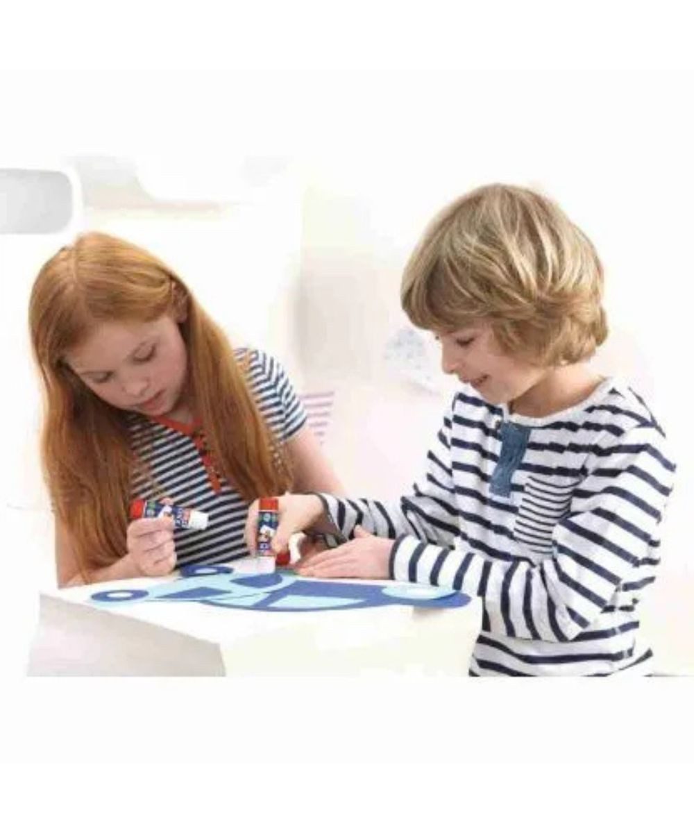 tesa Klebestift 4 tesa ecoLogo Klebestifte 20,0 g, (Packung, 4-tlg), Geeignet für Materialien: Papier, Karton, Fotos, Kork,Leder,Textilien