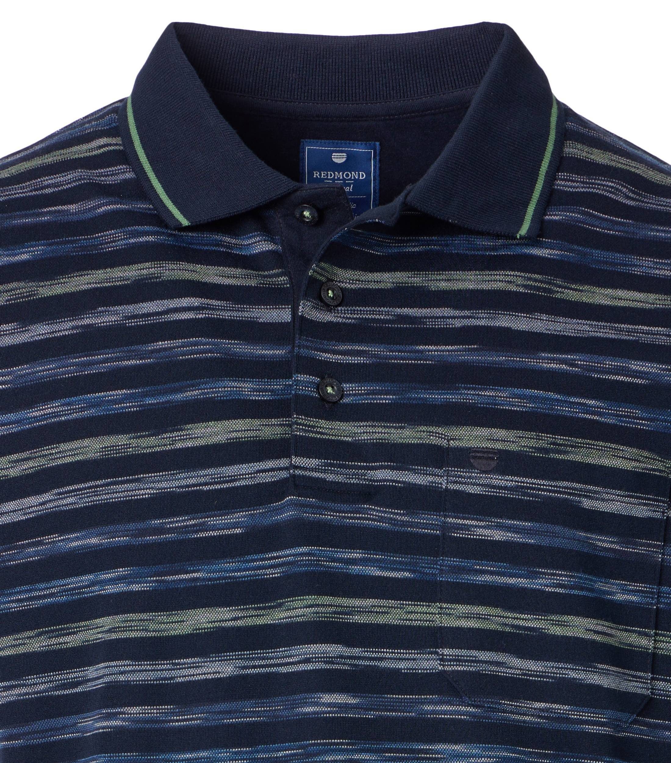 Redmond Poloshirt gestreift basic