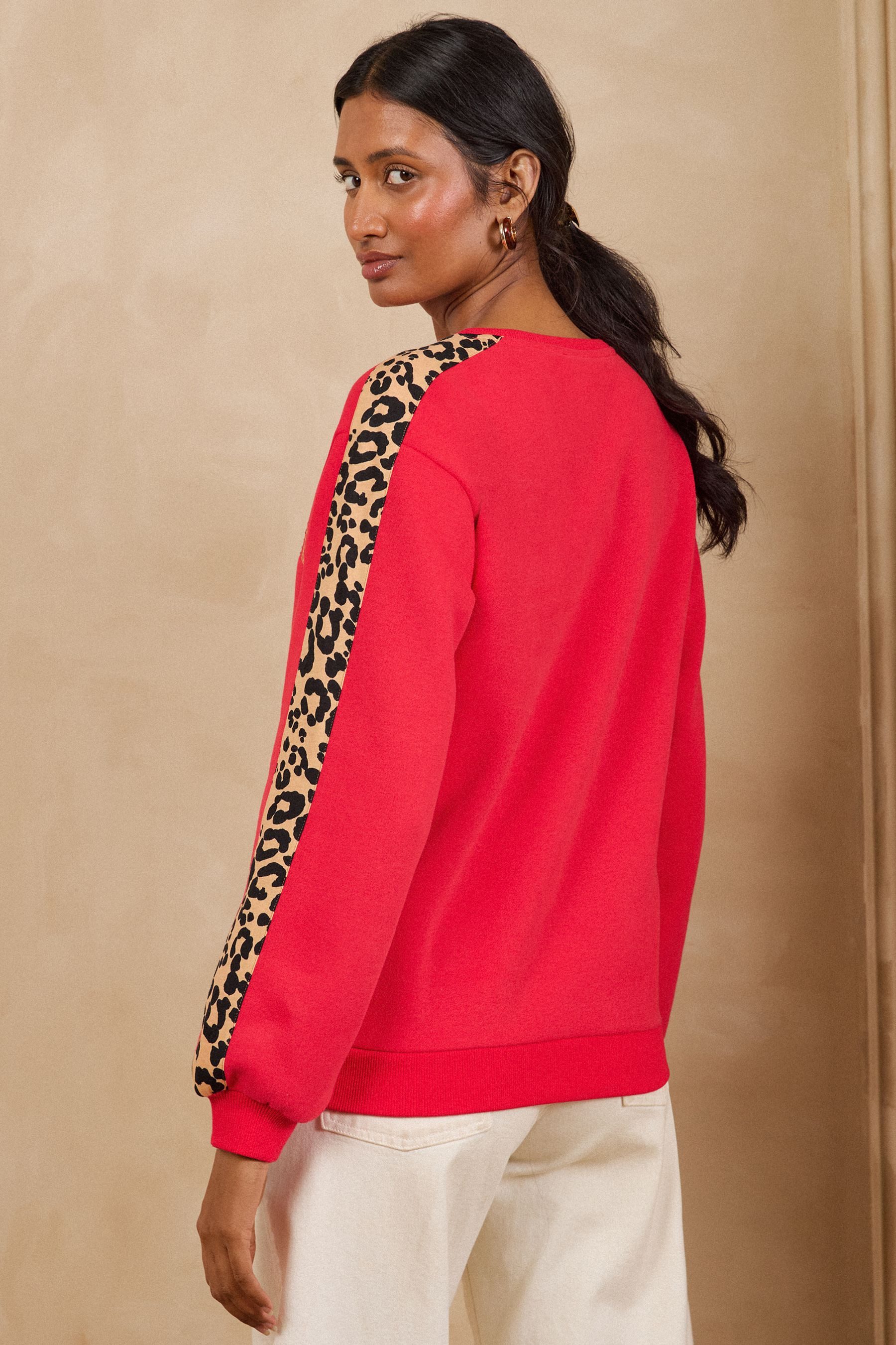 Love & Roses Sweater Love & Roses Sweatshirt mit Gepard-Motiv, Regular (1-tlg) – Bild 4 von 4