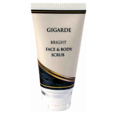 Gigarde Aloe Kosmetik GmbH Körperpeeling Bright Face & Body Scrub Gesicht Körper Reinigungsgel, 50 ml