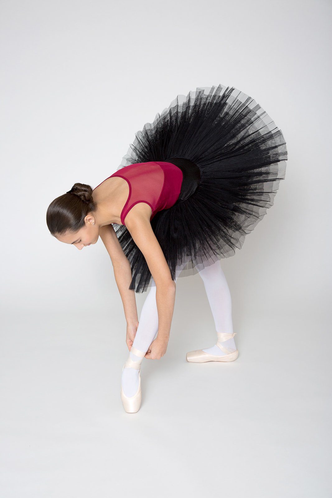 tanzmuster Tüllrock Damen Ballett Übungs-Tuturock Alexa 8 Lagen abstehender Tüll