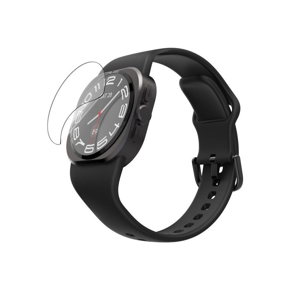 Hama Hama Displayschutz Super Hybrid für Galaxy Watch Ultra Smartwatch, Schutzfolie für Galaxy Watch Ultra, Kratzfest und robust