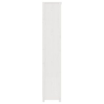 furnicato Bücherregal Weiß 80x35x183 cm Massivholz Kiefer