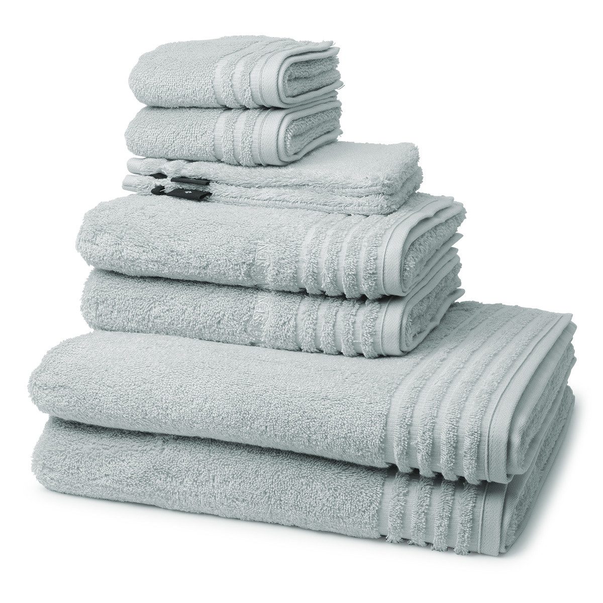 Vossen Handtuch Set Vienna Style Supersoft, Frottee (Spar-Set, 8-St), 2 X Wasch- 2 X Gäste- 2 X Dusch- 2 X Handtuch im Set - Baumwolle