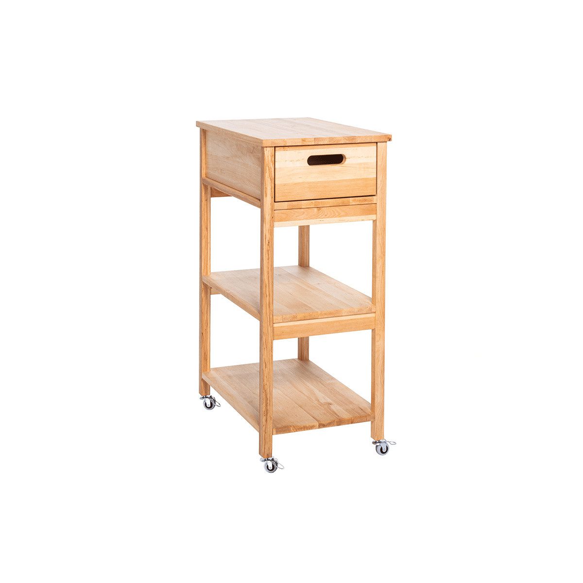 Beistellschrank Küchenwagen auf Rollen.