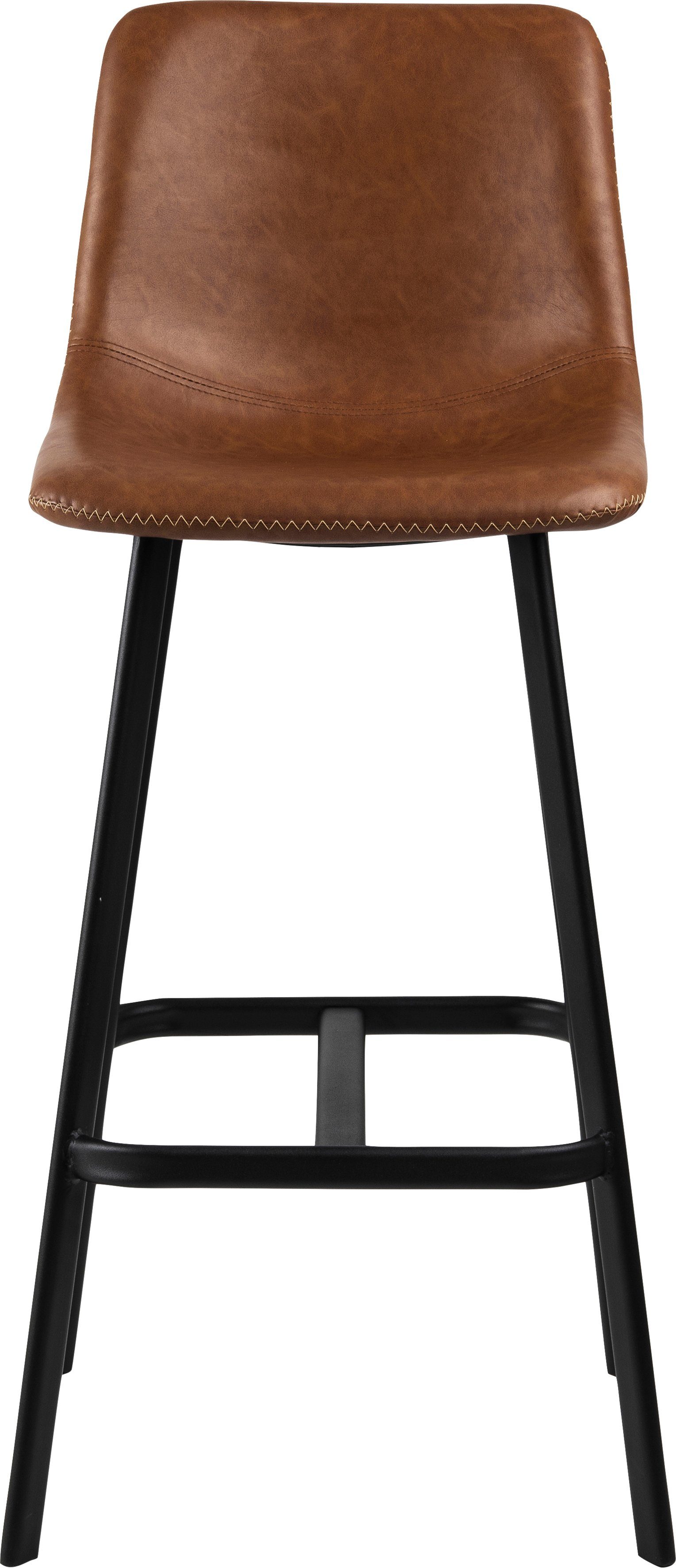 ACTONA GROUP Bistrostuhl Ohio (Set, 2 St), Sitz mit rechteckigen Stahlbeinen und Fußstütze, mehrere Variationen