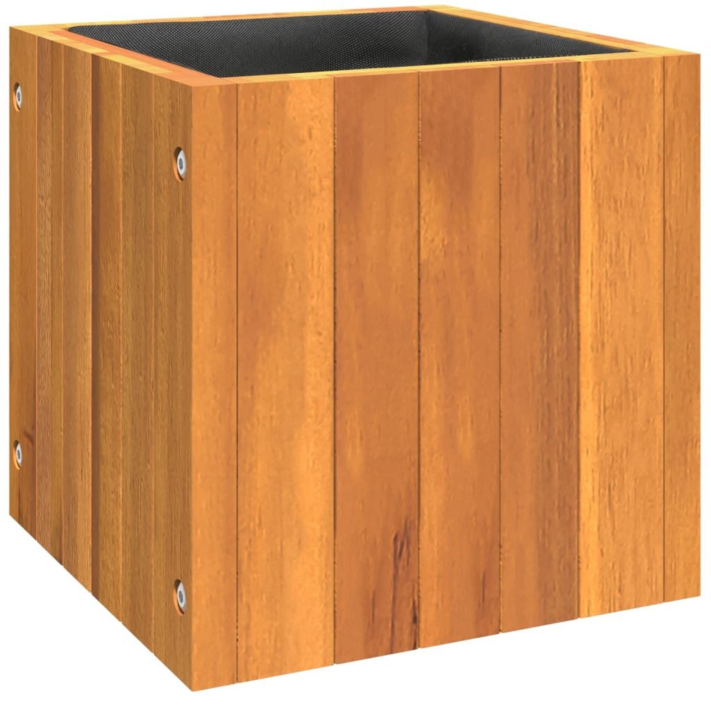 vidaXL Blumentopf Pflanzkübel 25x25x25 cm Massivholz günstig online kaufen