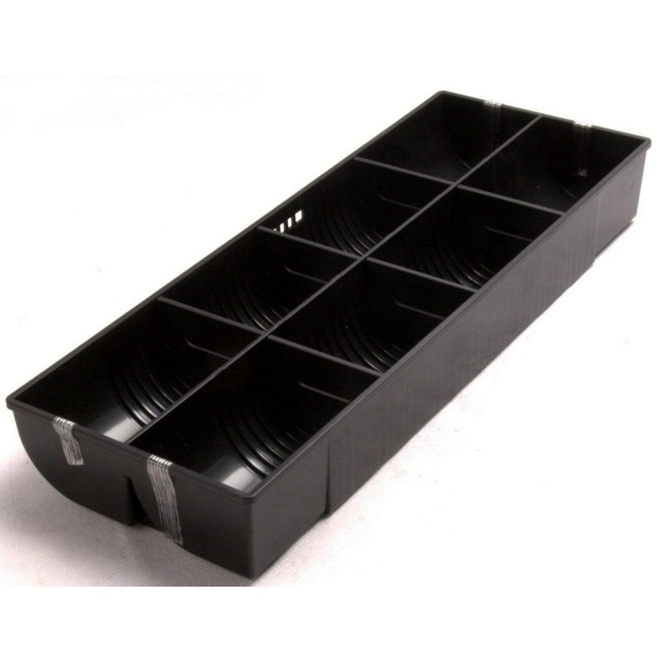 BlitzKasse Geldkassette Ersatz Münzfach für 8 Münzen für 41cm breit Kassenlade, 342x126x47mm