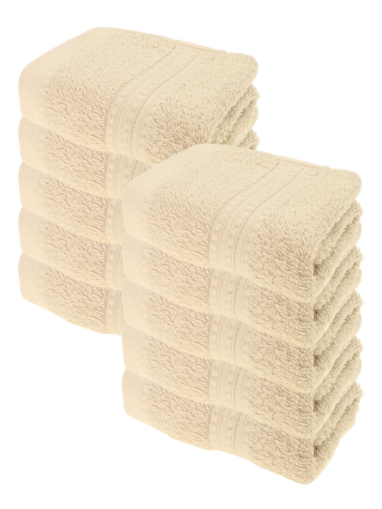 Julie Julsen Handtücher 10-Handtücher-Pastell Beige, Bio-Baumwolle günstig online kaufen