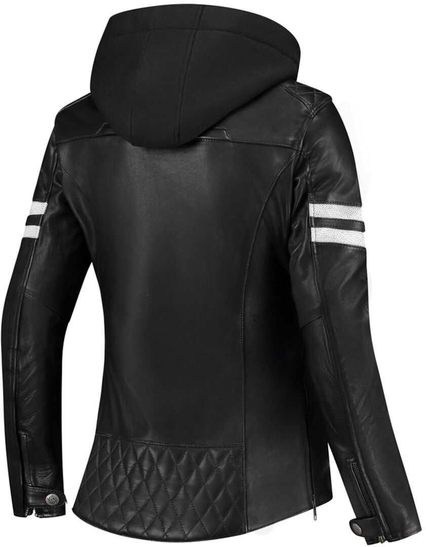 Rusty Stitches Motorradjacke Joyce Hooded V2 Damen Motorrad Lederjacke hera günstig online kaufen