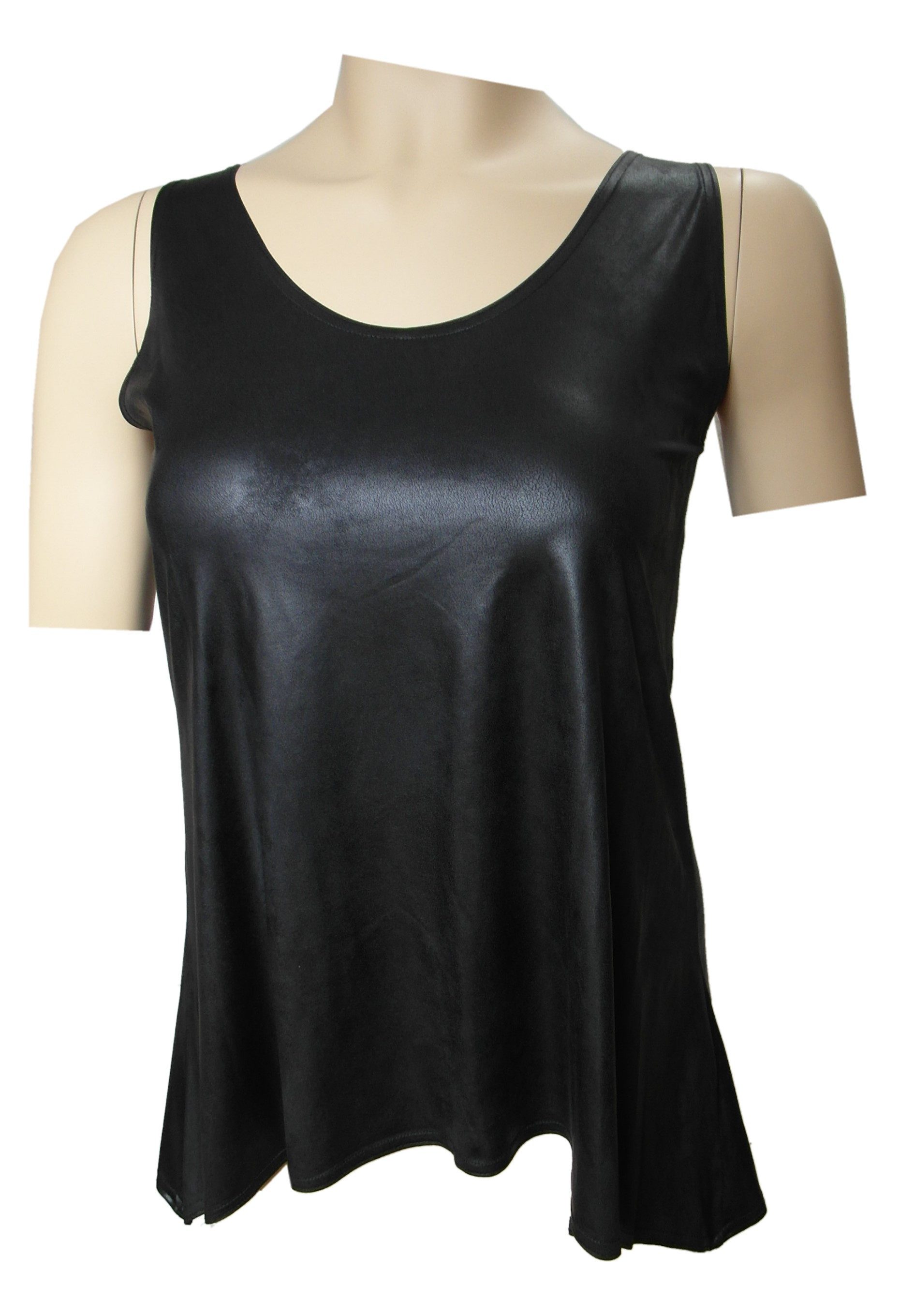 Einkaufszauber T-Shirt Tshirt Lederoptik Schwarz A26 - bis Größe 58 lieferb günstig online kaufen