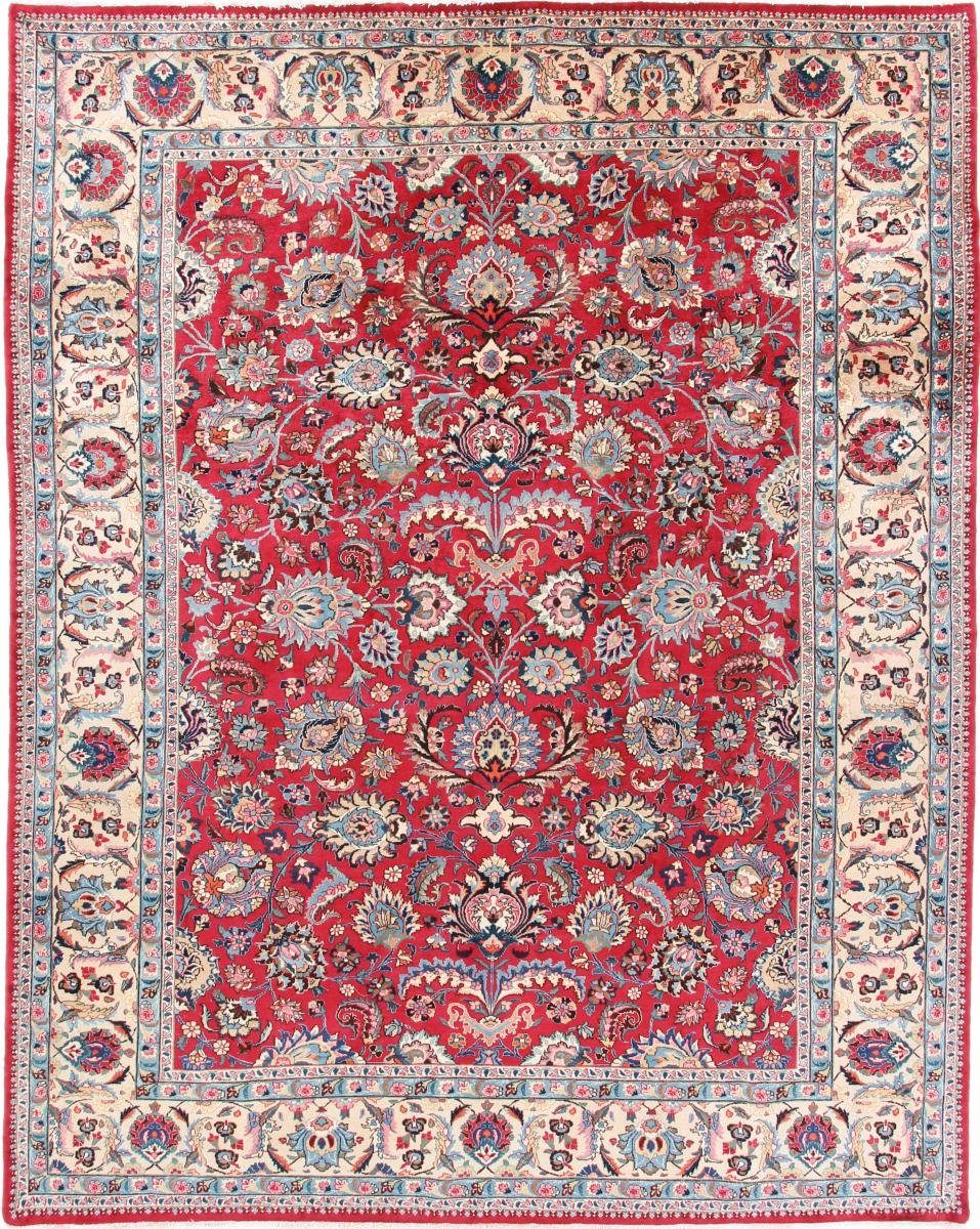 Orientteppich Mashhad 300x370 rechteckig, Perserteppich, Orientteppich Nain Handgeknüpfter / Höhe: mm 12 Trading