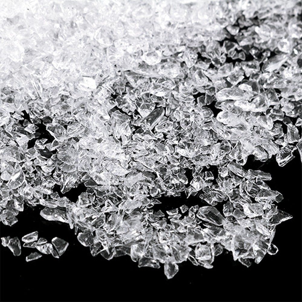 Viana Dekosand Glassteine Naturfarben 1mm-2mm 2kg Deko Basteln Kerzenhalter