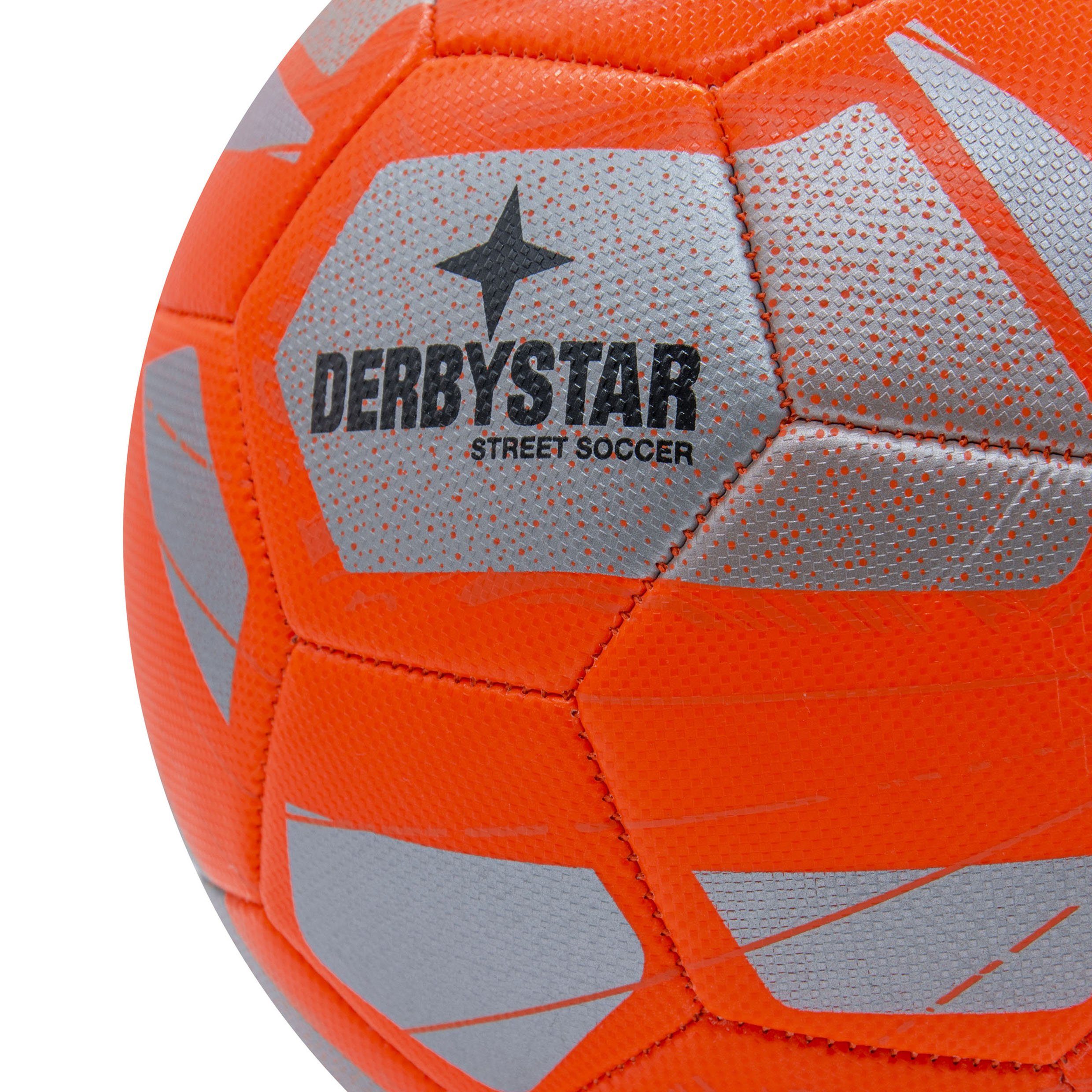 Derbystar Fußball Derbystar STREET SOCCER Heimspiel Fußball Größe 5, SILBER/ORANGE, in Größe 5