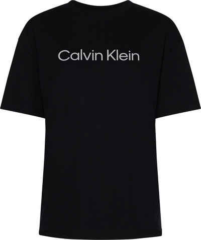 Calvin Klein Sport Kurzarmshirt PW - SS Boyfriend T-Shirt mit Calvin Klein Logo-Schriftzug