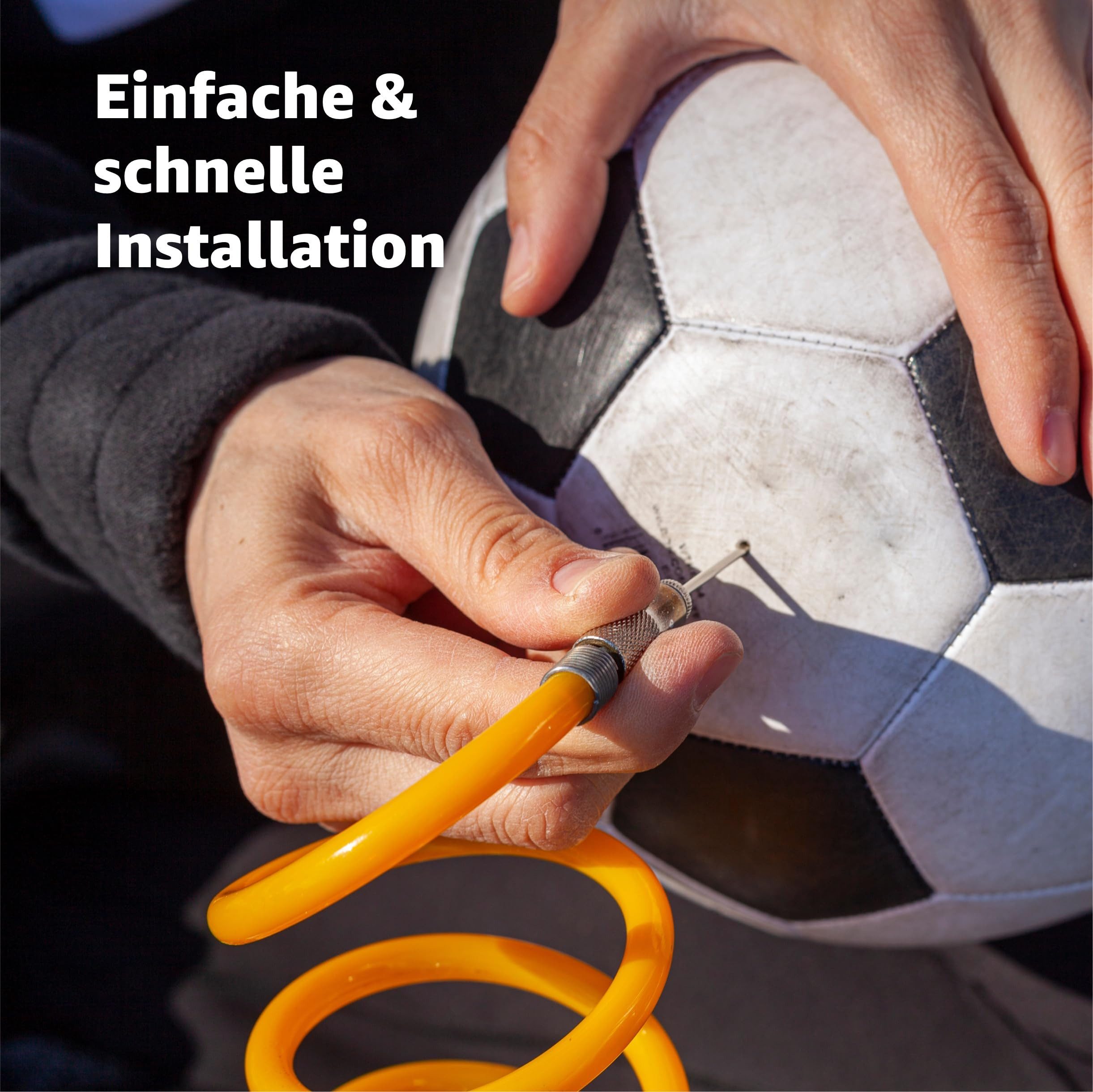 Sportyfits® Luftpumpe 10x Ballnadeln Ballpumpe - alle Bälle - Schraubgewinde Ventilnadeln (Set, 10-tlg)