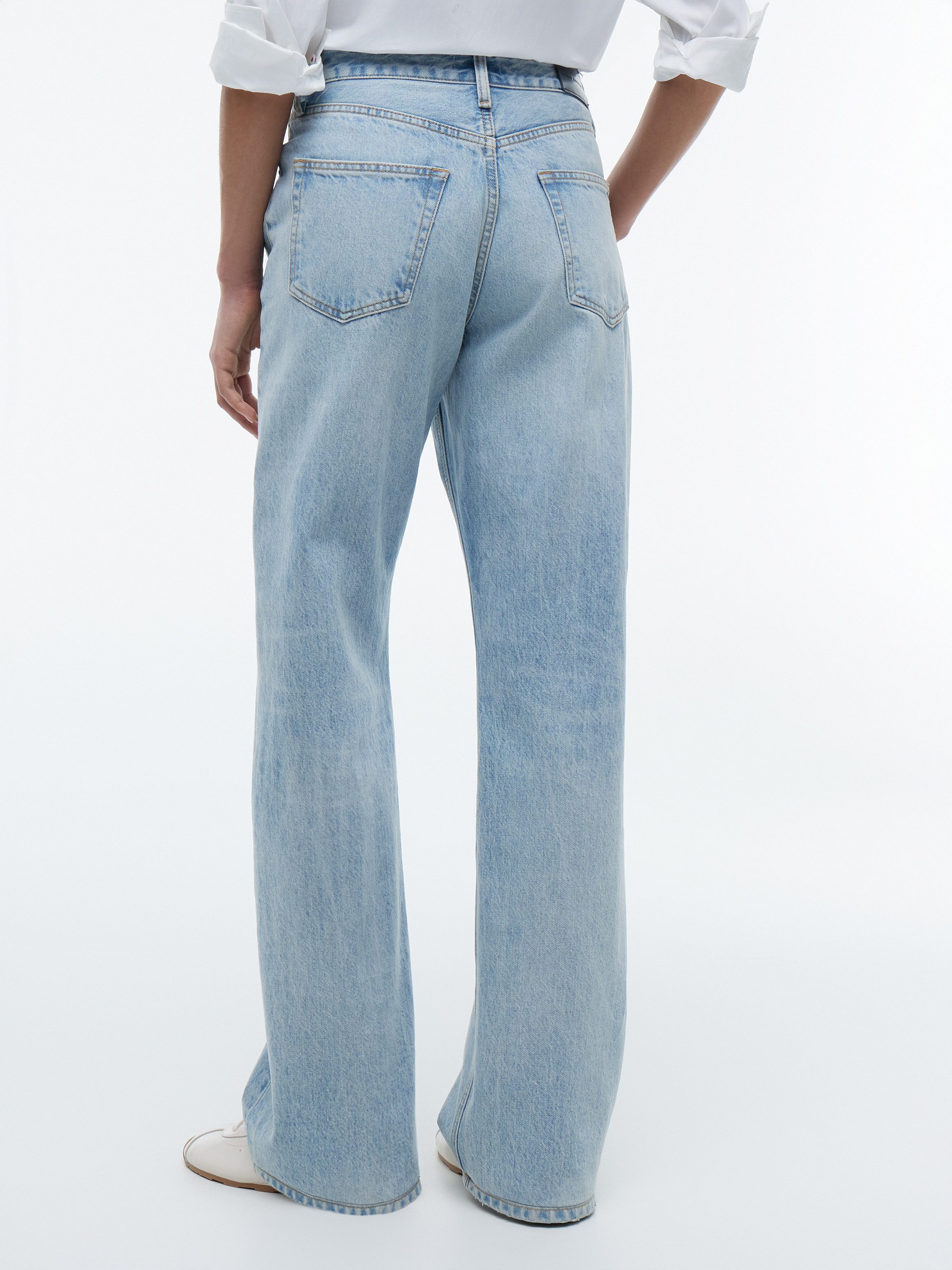Tommy Hilfiger Straight-Jeans LOOSE STRAIGHT CAM RW Baumwolle, straight fit, regular waist