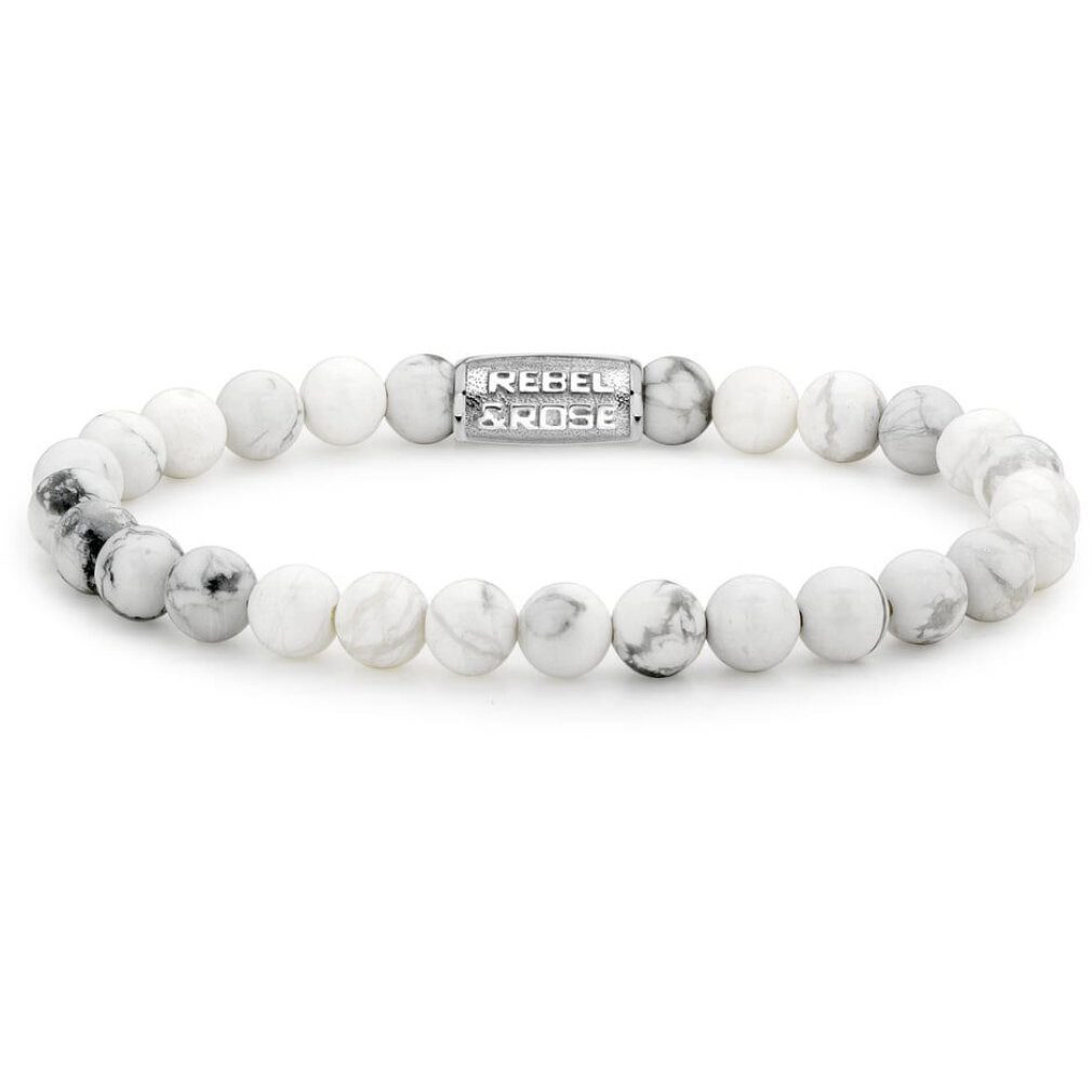 Rebel & Rose Armband Perlenarmband Virgin White RR-60016-S - Dimension: 20 cm - L+