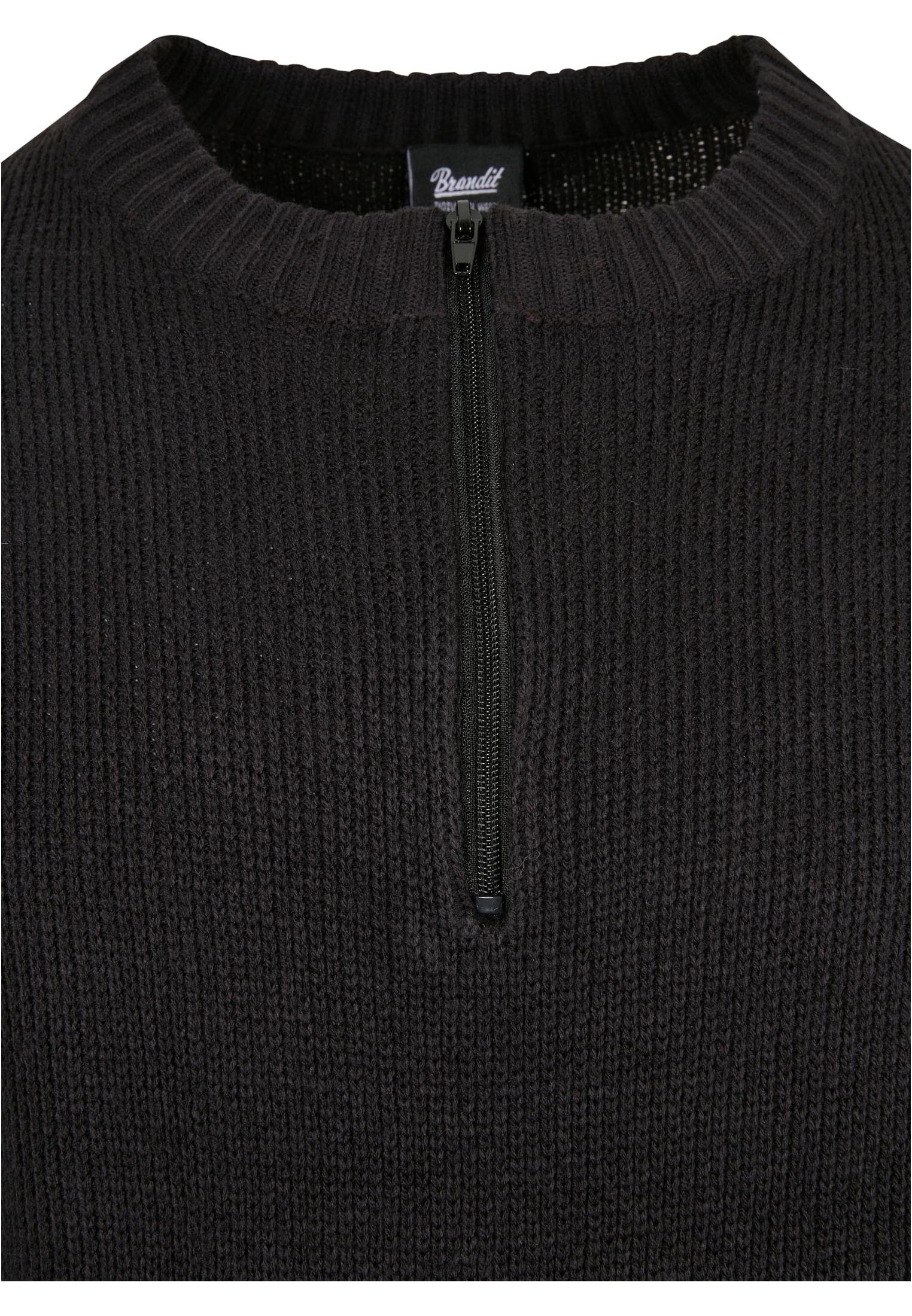 Brandit Kapuzenpullover Pullover black Herren Armee (1-tlg)