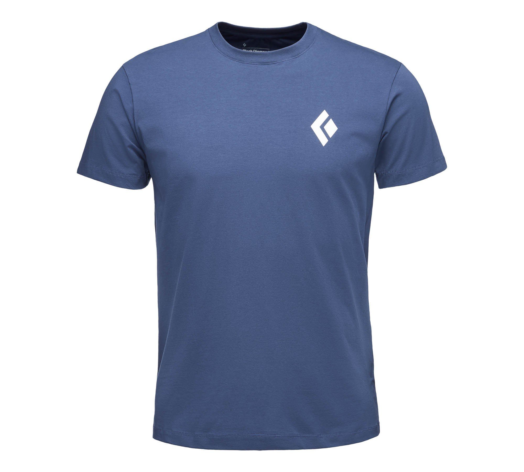 Ink Black Blue Equipment Diamond T-Shirt For Black M Herren Alpinists Diamond Tee