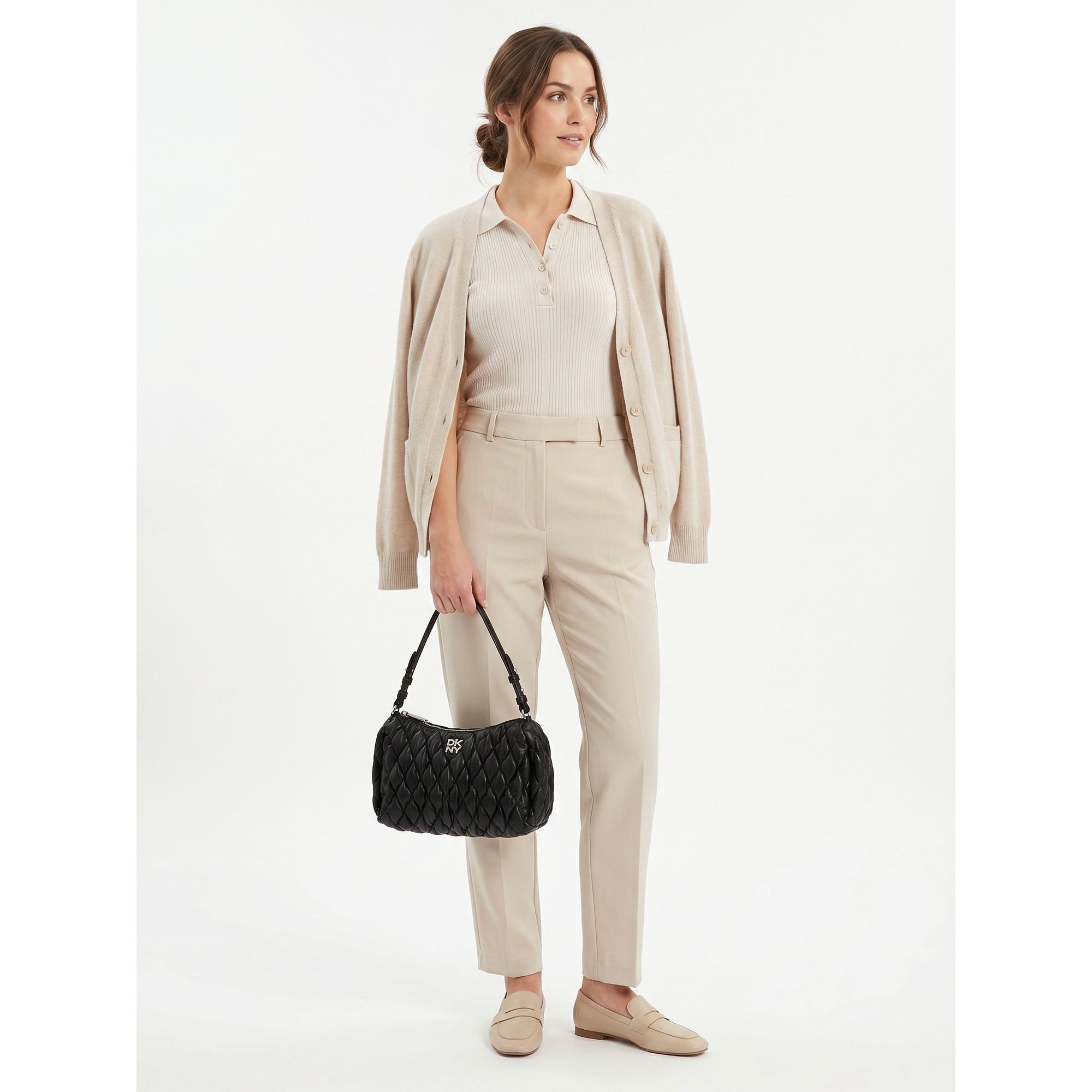 DKNY Schultertasche Remy, Polyurethan